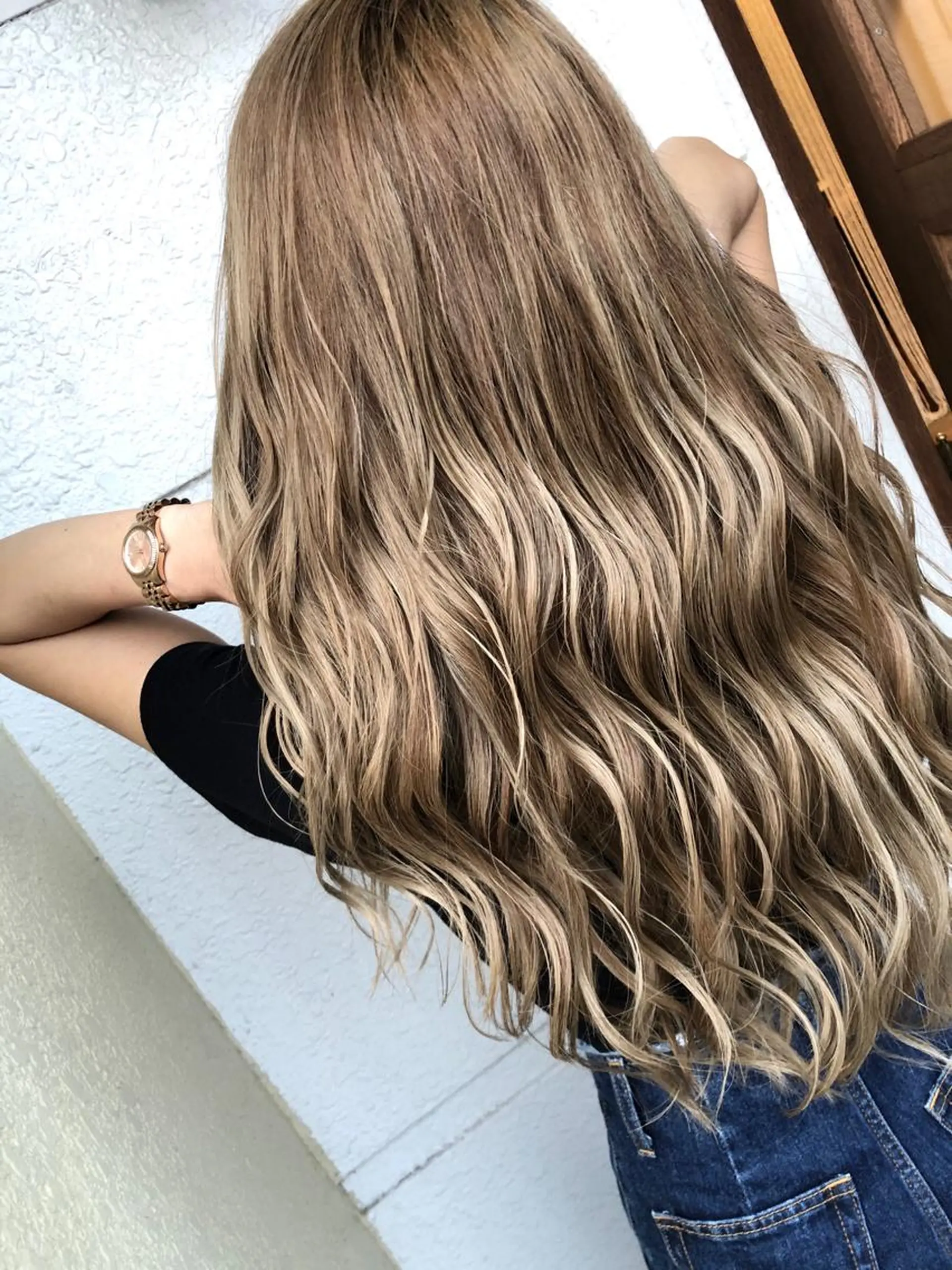ロング カラー ヘアカラー レイヤーカット匠 イソザキノリユキのヘアスタイル