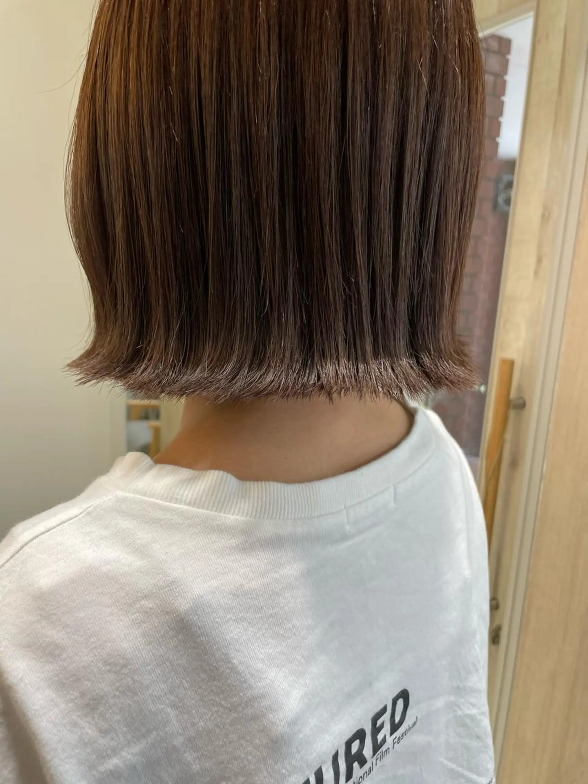 ショート カラー トリートメント 西 めぐみのヘアスタイル