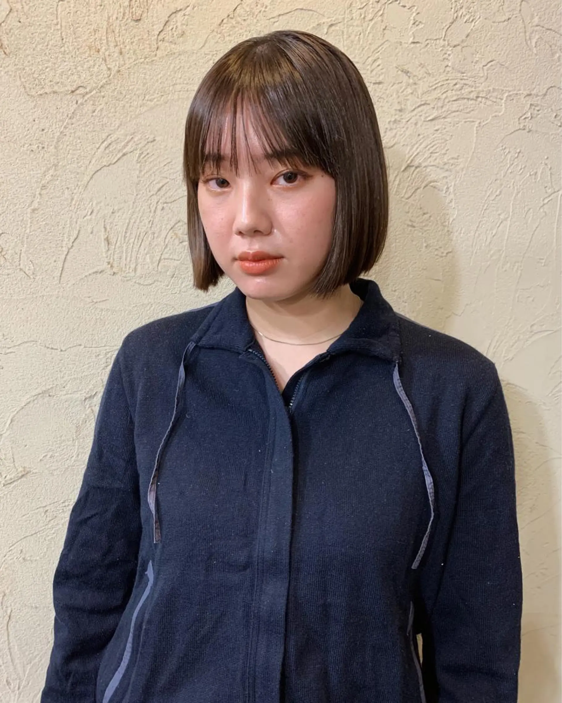 ショート カラー ダークグレー log所属・ボブ/顔まわりカット 💫大澤奈緒美のヘアスタイル