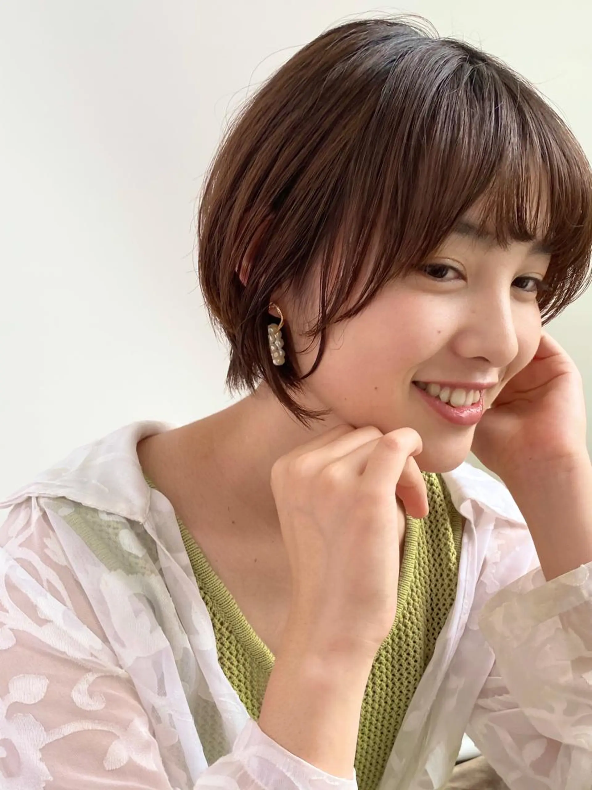 ショート ショートボブ ボブ ショートヘア 西山梨々【12/1〜 産休を頂きます🎀】のヘアスタイル