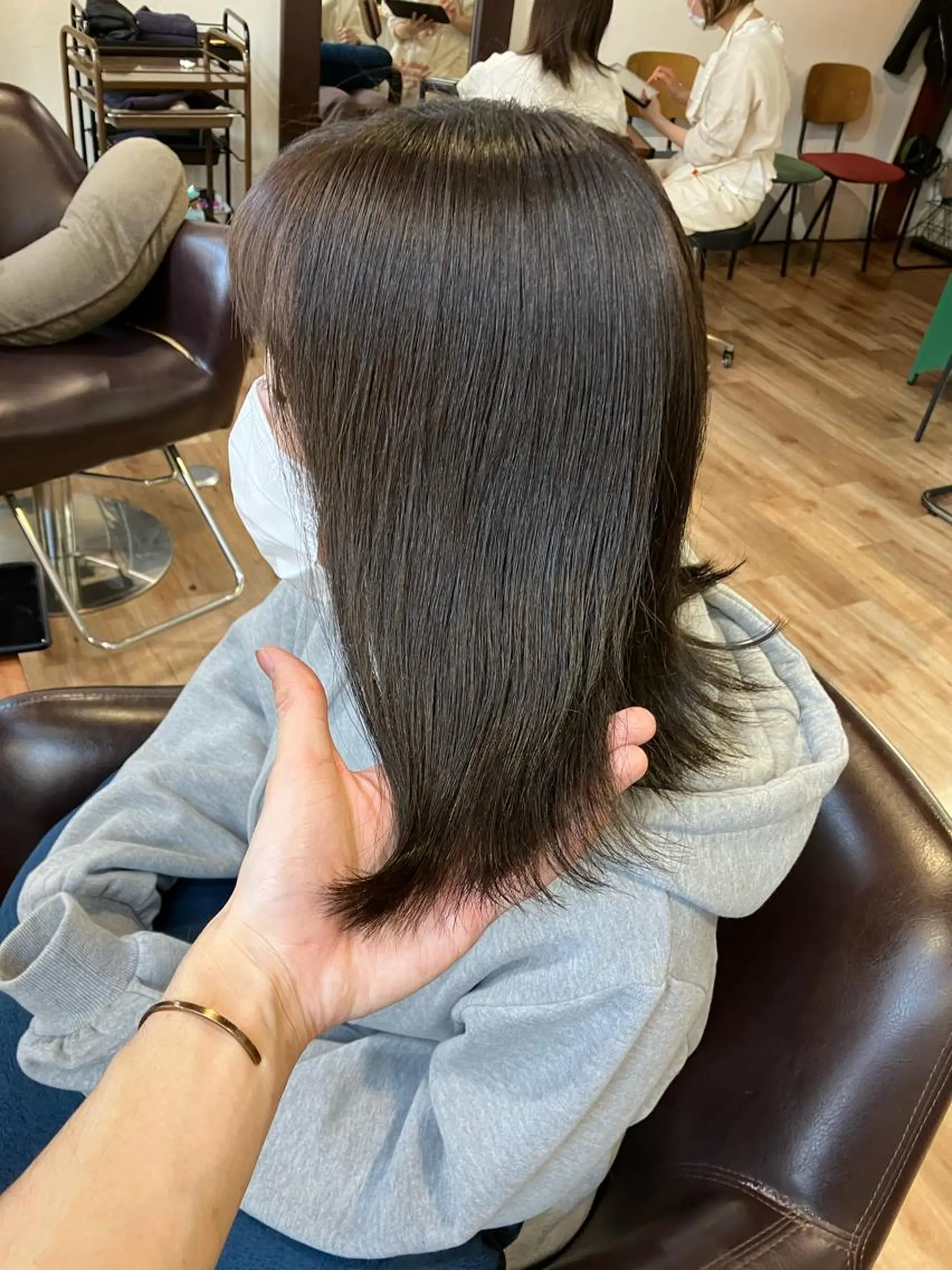 ミディアム カラー カット ヘアカラー トリートメント 🍀髪質改善、カラー TAICHI🍀のヘアスタイル