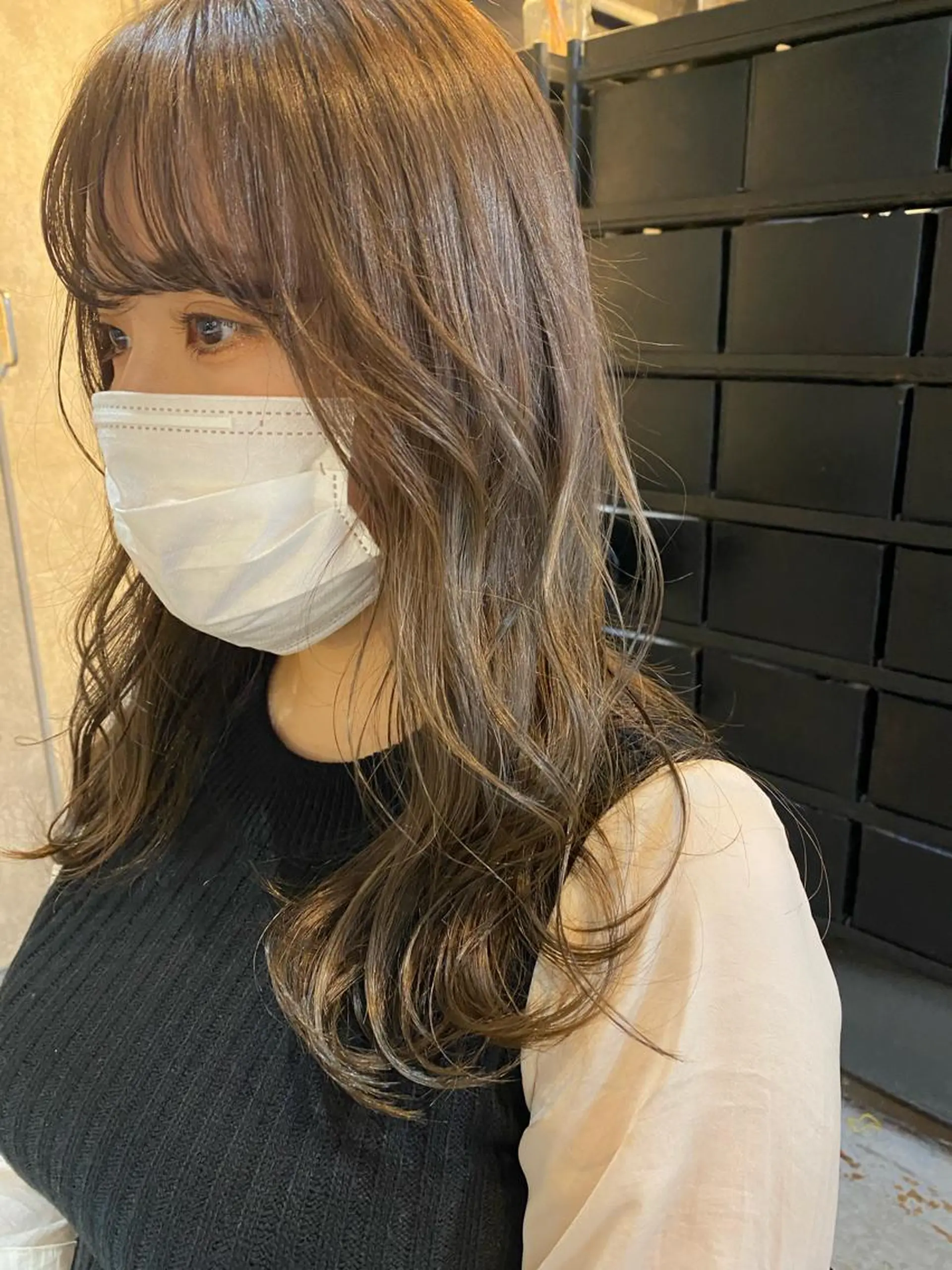 ロング 大橋 美咲のヘアスタイル
