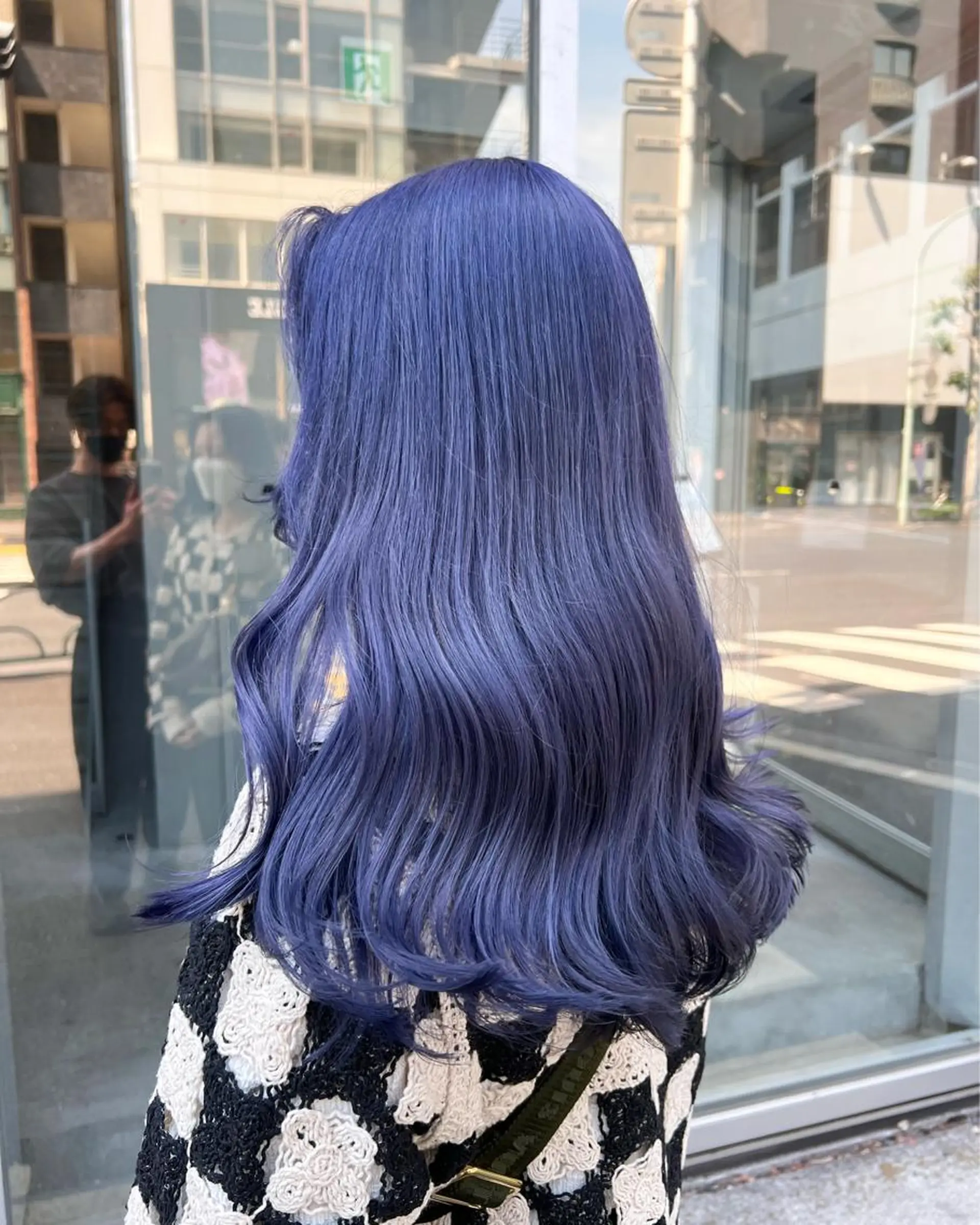 ロング カラー ヘアカラー トリートメント ヘッドスパ ヘアセット 🇨🇳中韓レイヤー 暗髪カラー🇰🇷のヘアスタイル
