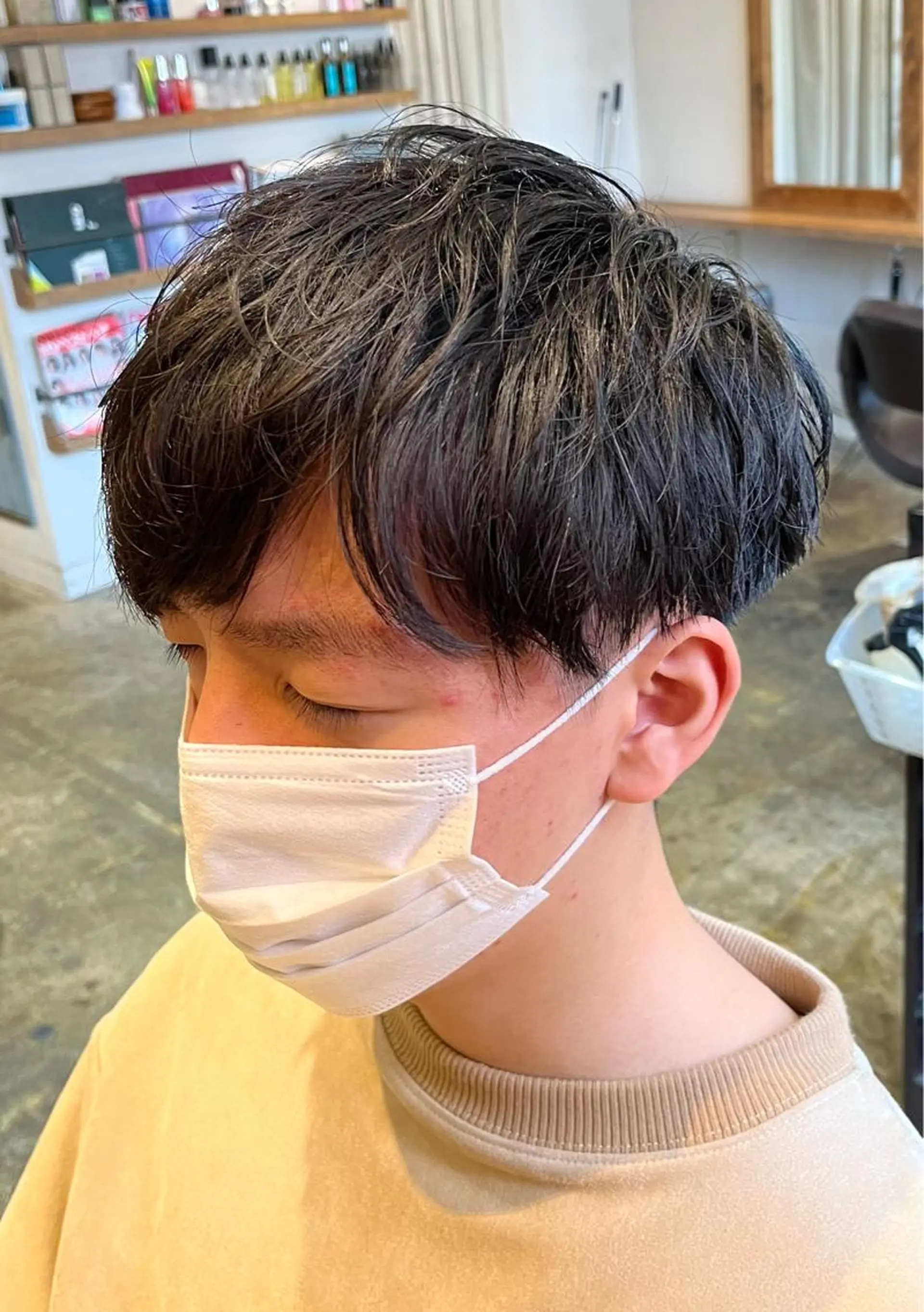 メンズ カット ヘアセット 👑メンズパーマの 天才店長望月👑のヘアスタイル