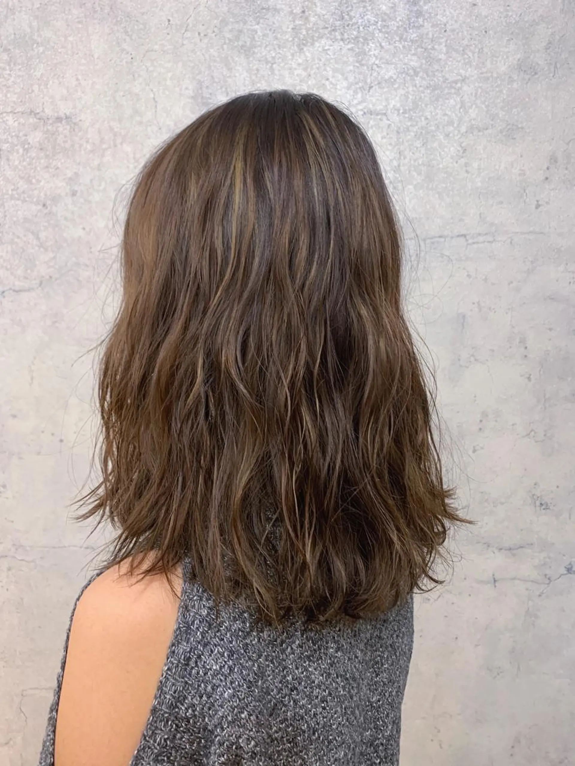 セミロング パーマ maki ＊のヘアスタイル