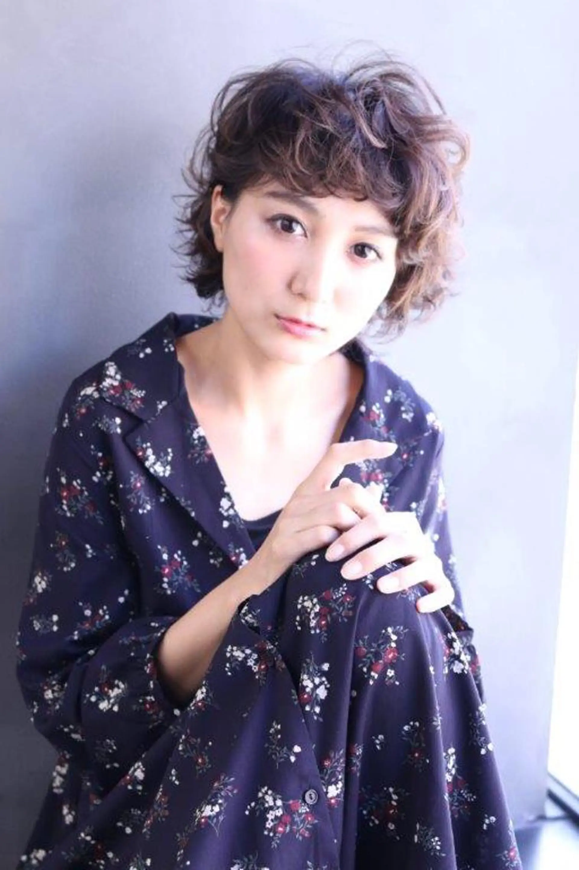 ショート ミディアム カラー パーマ 【スタイリスト】此木 裕菜のヘアスタイル