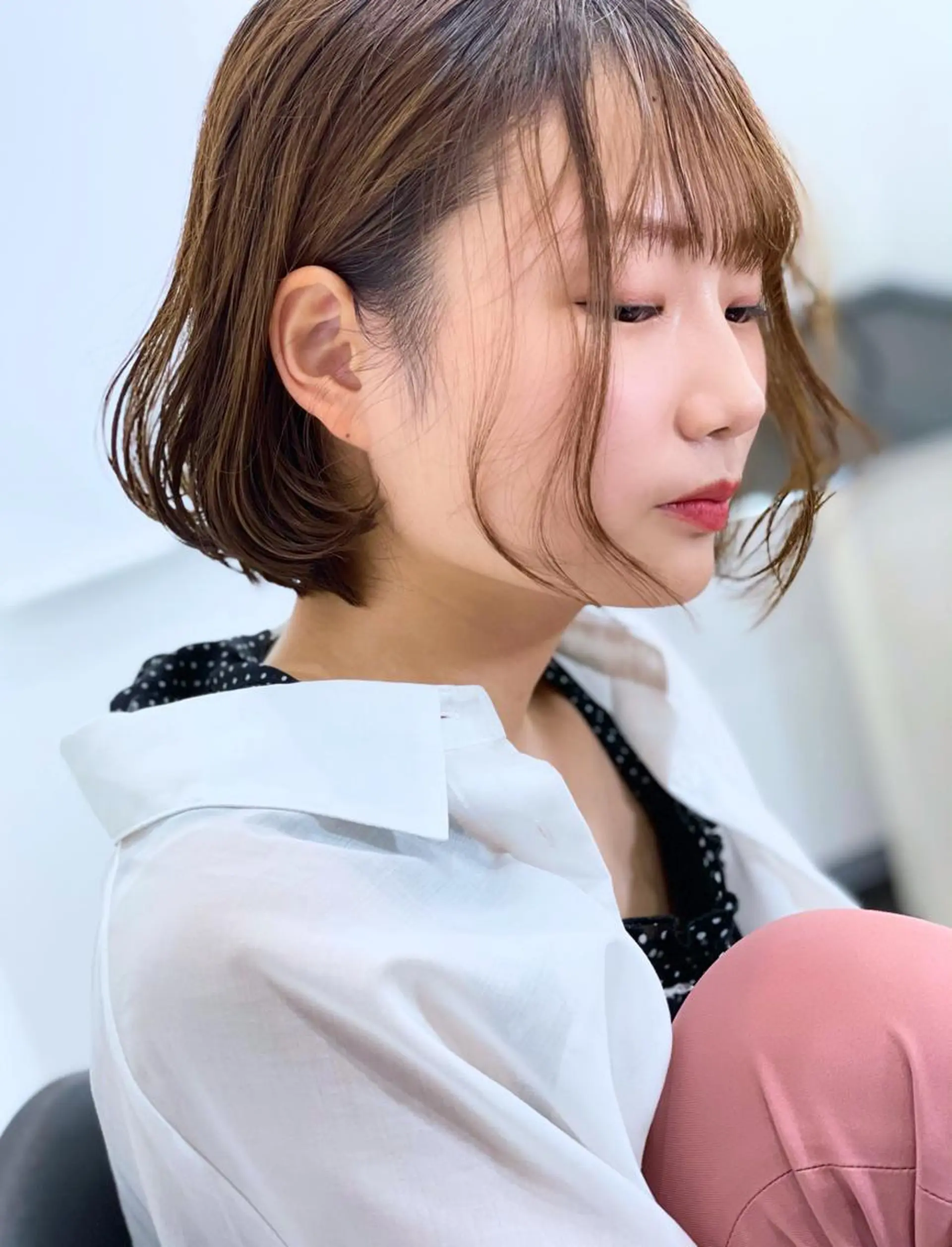 ショート 髪質改善 縮毛矯正 トリートメント カット ヘアカラー トリートメント 柿本拓【全席完全個室 ログネオン】のヘアスタイル