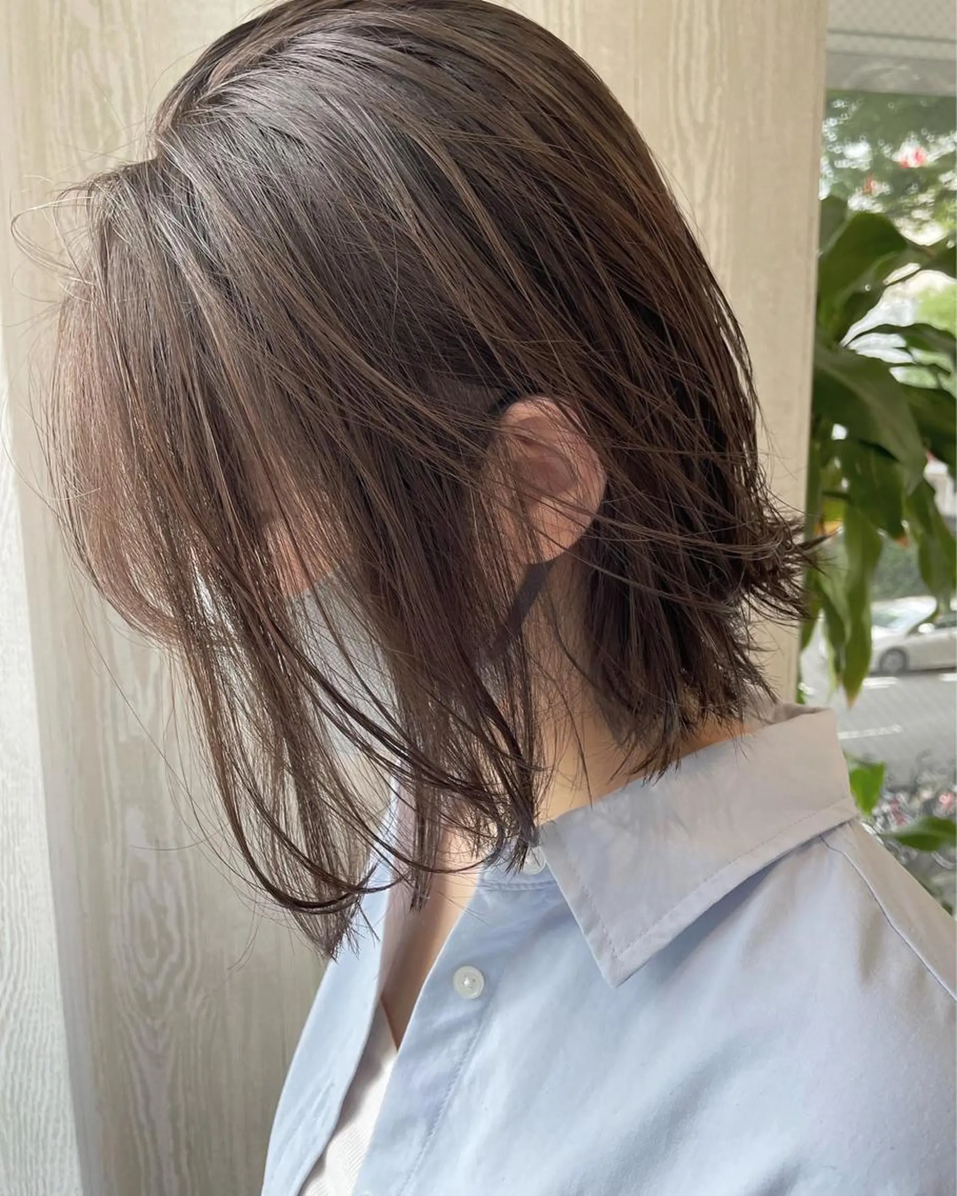 ショート カラー アッシュ 透明感カラー ボブ 外国人風カラー レイヤーカット カット ヘアカラー トリートメント 河合秀明/ショート /ボブ/レイヤーのヘアスタイル