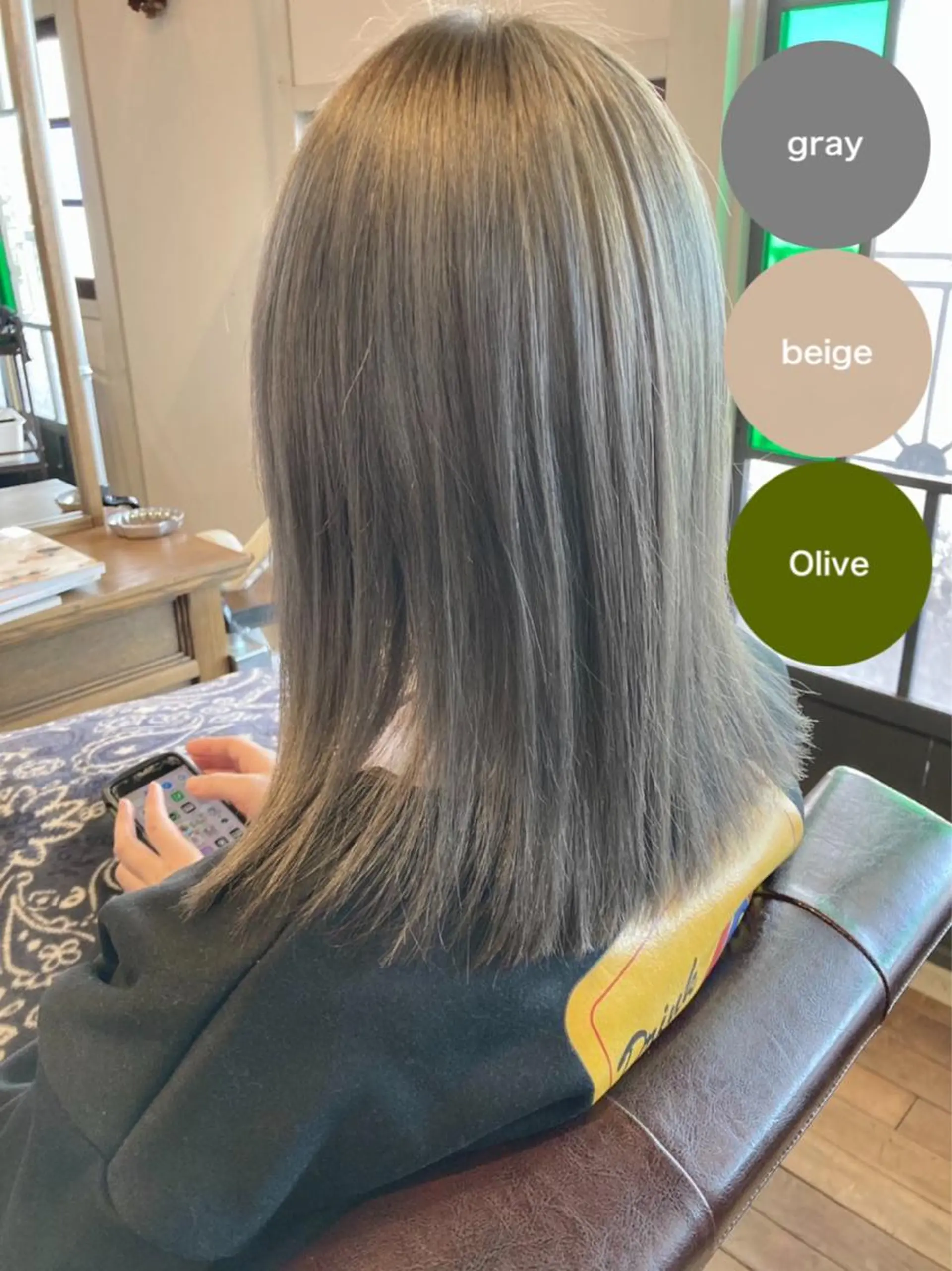 ミディアム タカツド ユウキのヘアスタイル