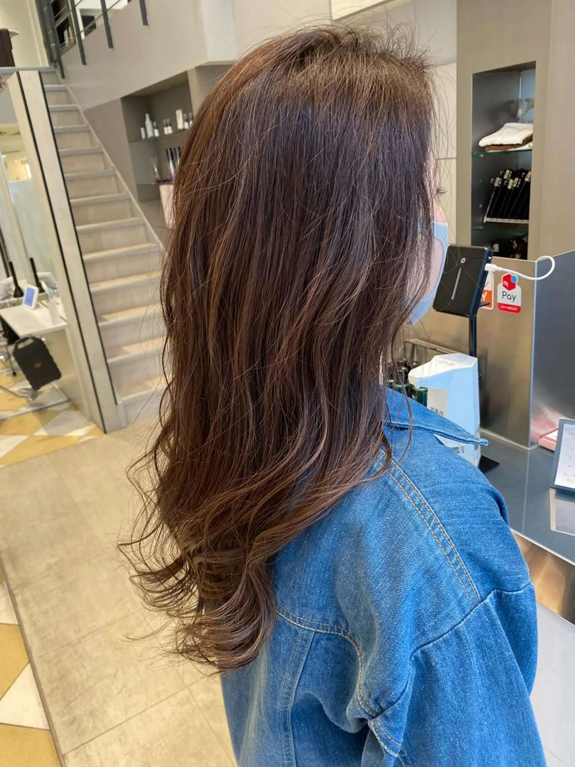 ロング カラー ハイライトカラー ハイライト Kou所属・💜髪質改善美髪💜 星野清光のヘアスタイル