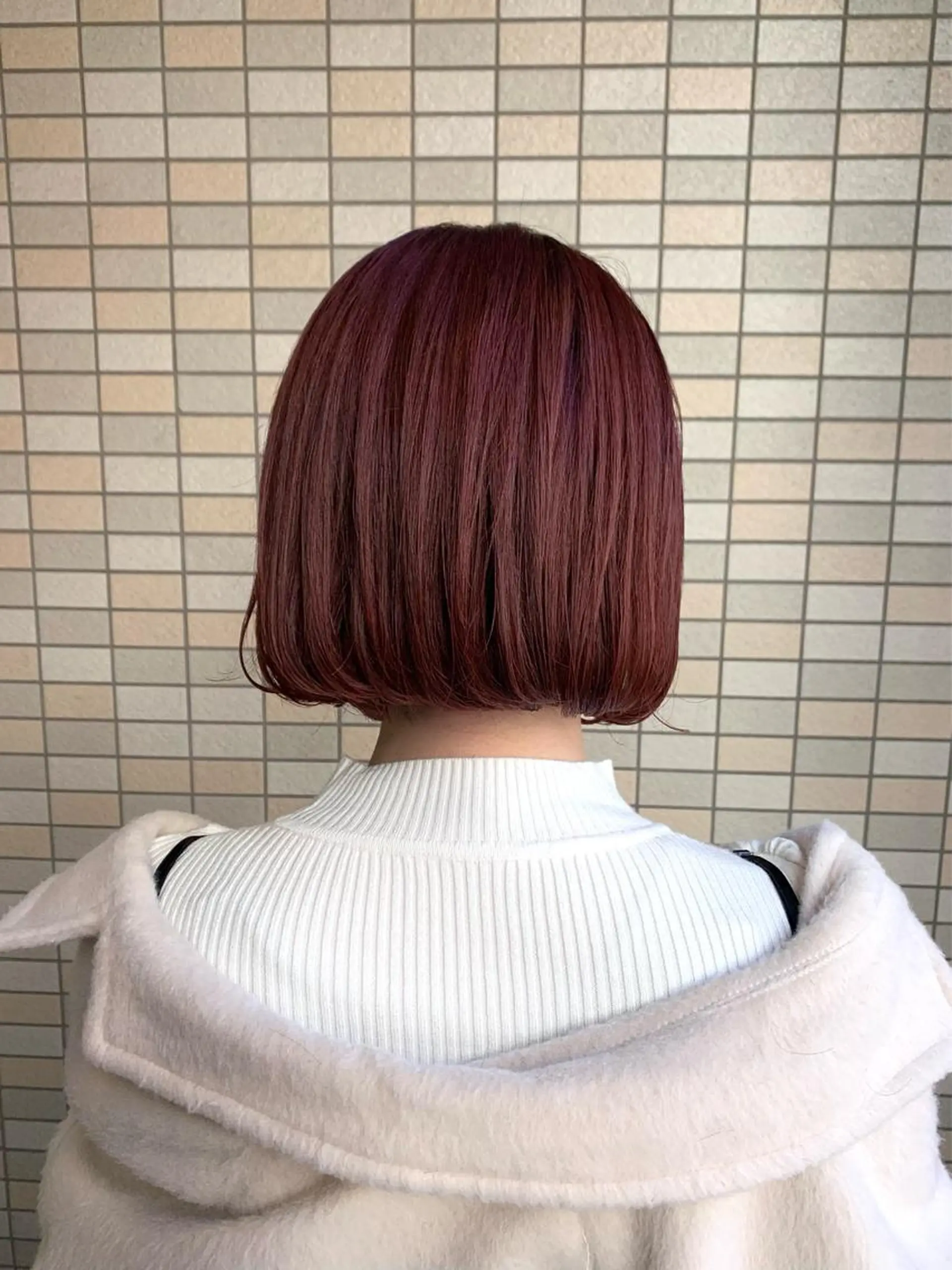 ミディアム カラー メンズ ピンクカラー ainico.所属・明治神宮前 NANAMIのヘアスタイル