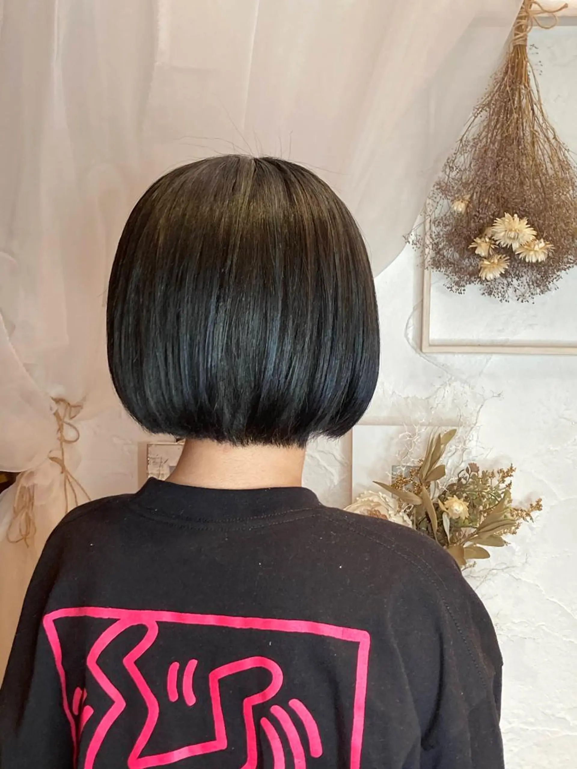 ショート カラー ヘアアレンジ Agu hair mieux宮崎大塚店所属・デザインカラー✨ 日高桃佳のヘアスタイル