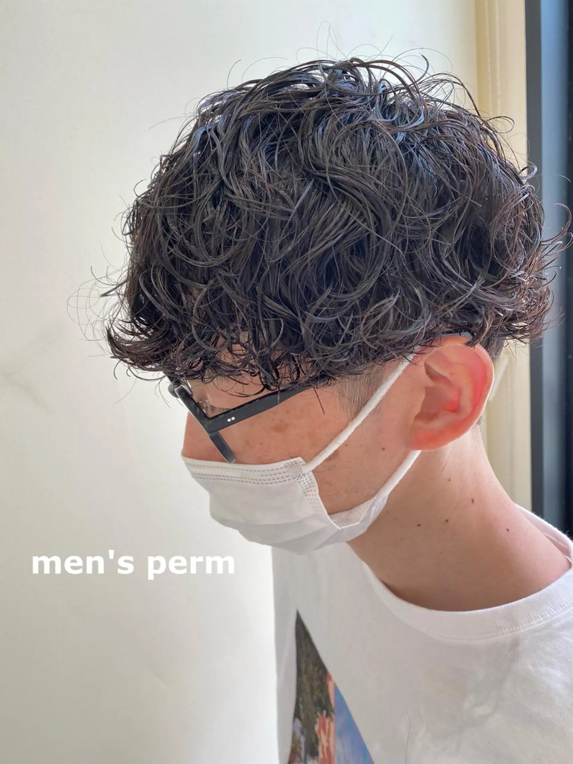 パーマ メンズ 暖色カラー🍒 yume ໒꒱のヘアスタイル