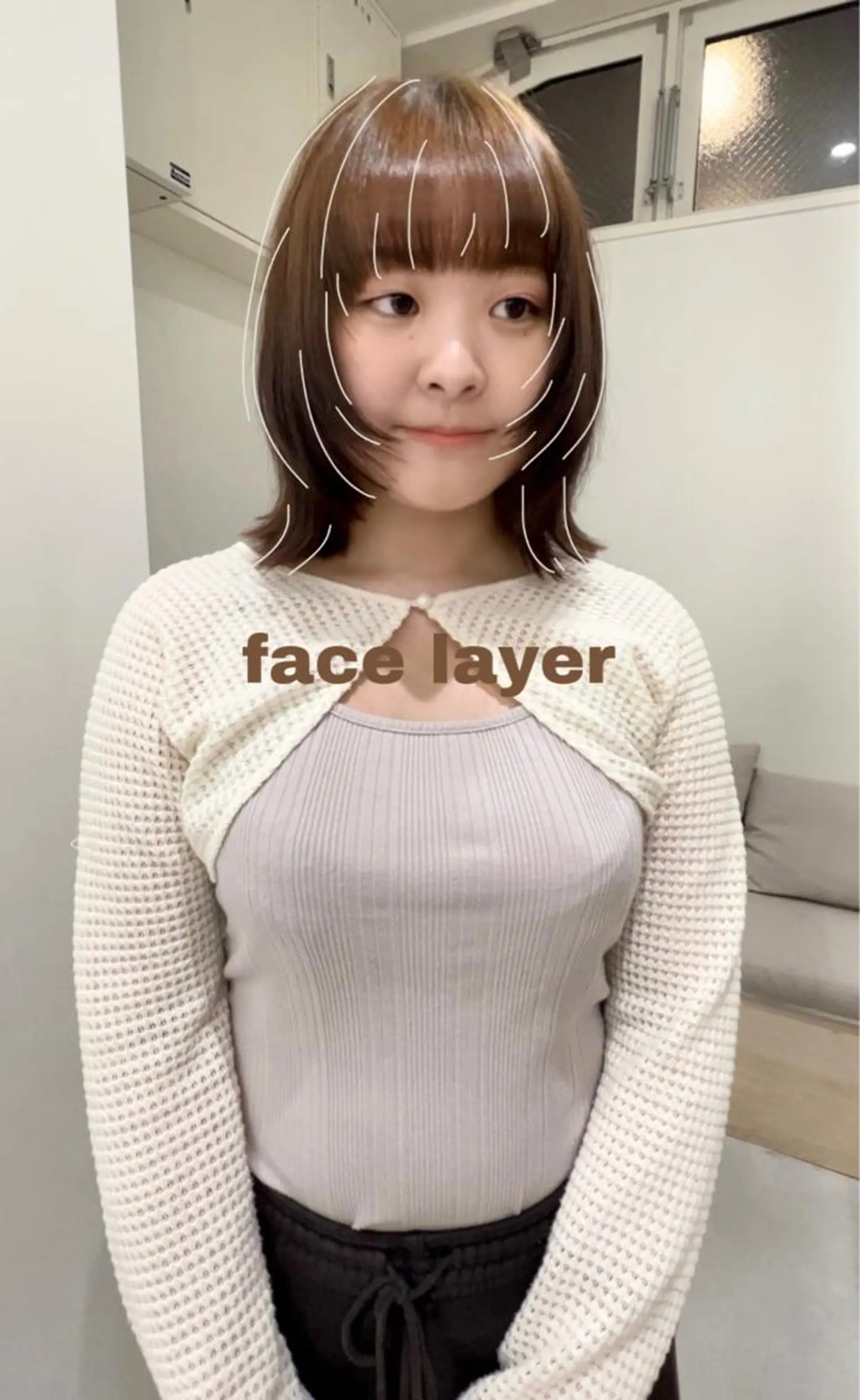 ミディアム 似合わせカット🫧 /パーマRINAのヘアスタイル