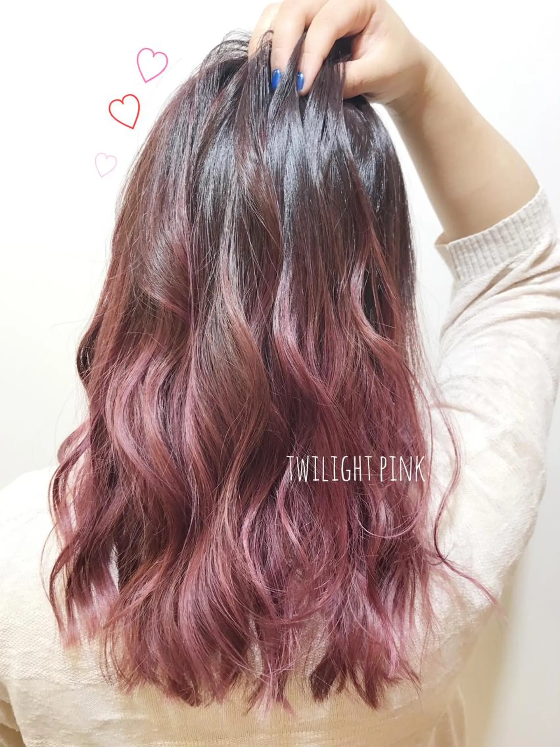ロング カラー グラデーションカラー ピンクカラー シアーベージュニスト 🥣大石亜里紗のヘアスタイル