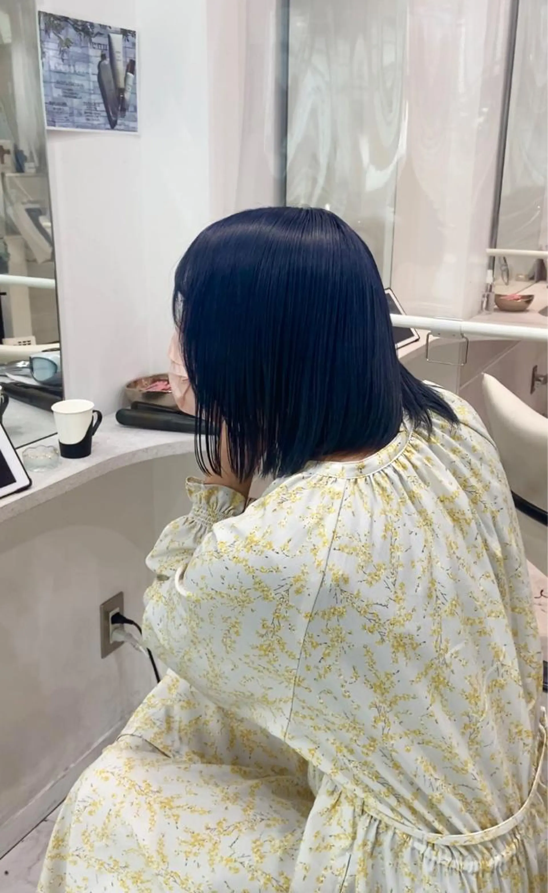 カラー ブルーカラー ネイビーカラー 透明感カラー／メンズ 特化kazumaのヘアスタイル