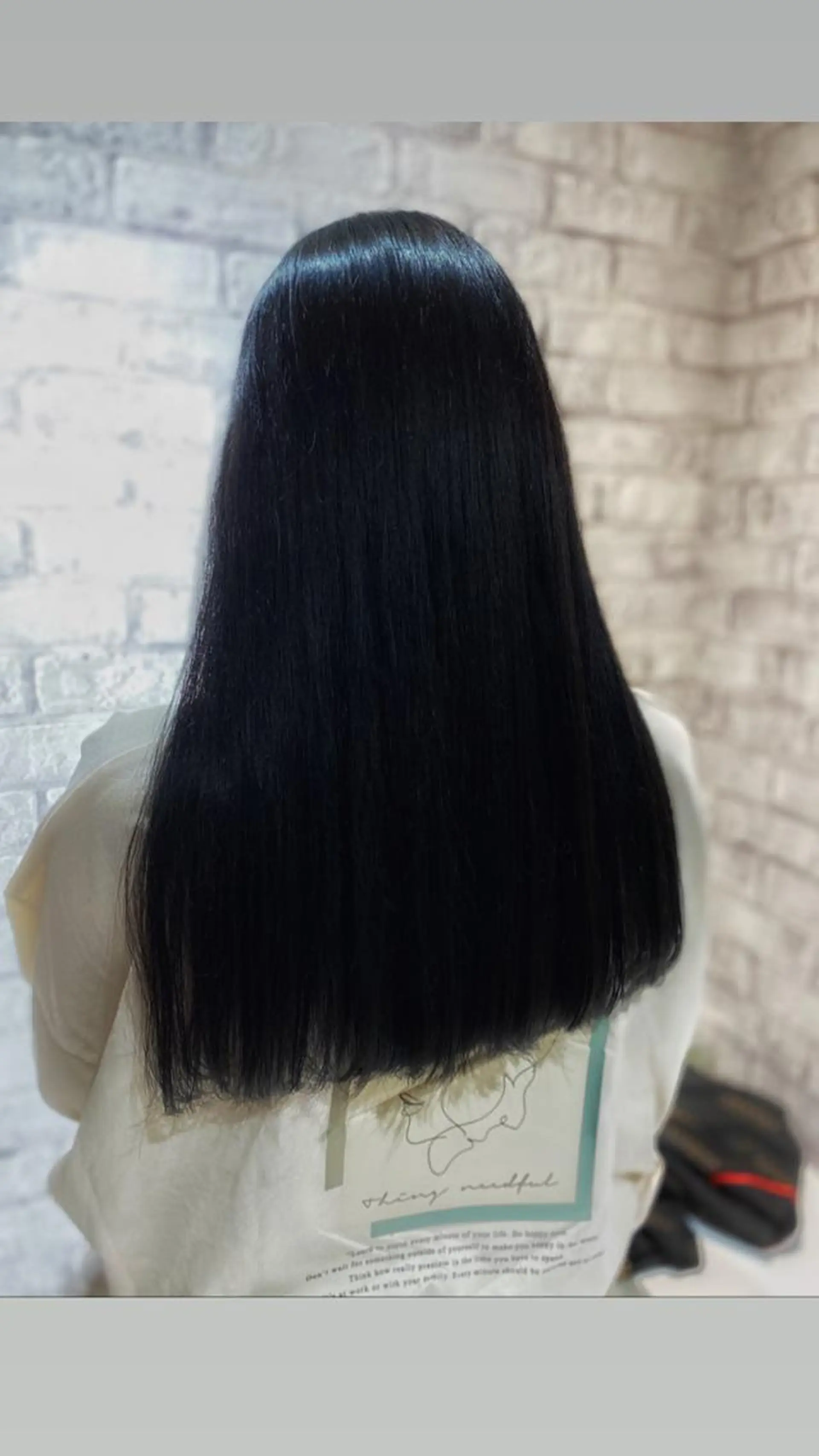 ロング カット 縮毛矯正 ［パサつき改善］＊ 髪質改善ケアサロン＊のヘアスタイル