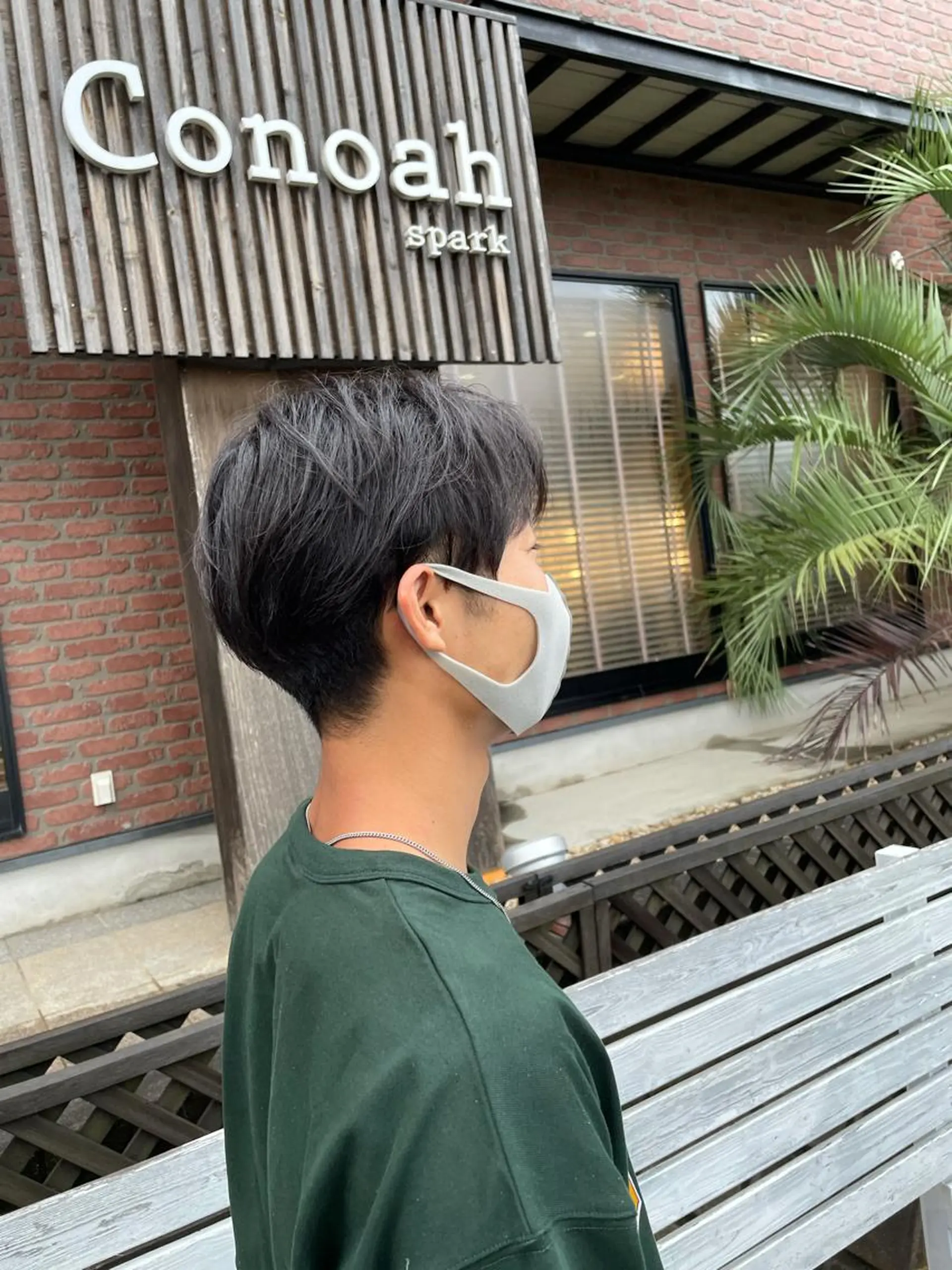 メンズ 小林 崇雅　ダウンパーマのヘアスタイル