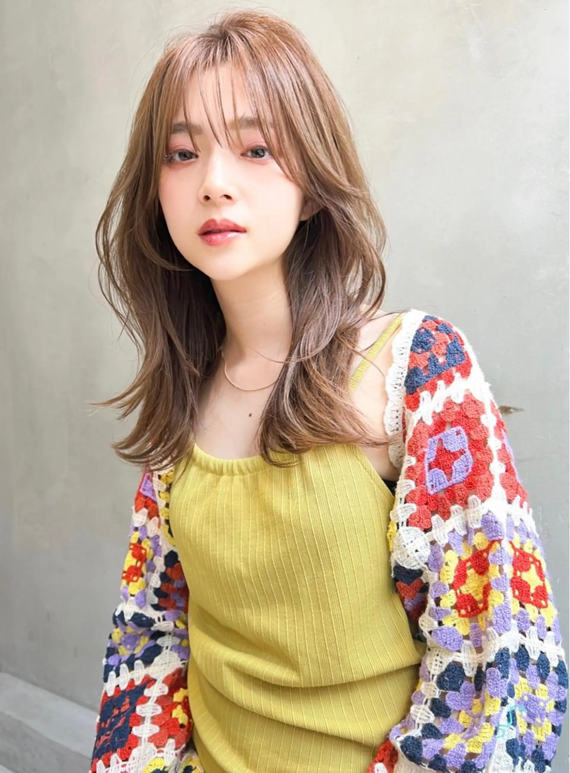 ロング カット ヘアカラー レイヤーカット🫧／ ブリーチ✨TOWAのヘアスタイル
