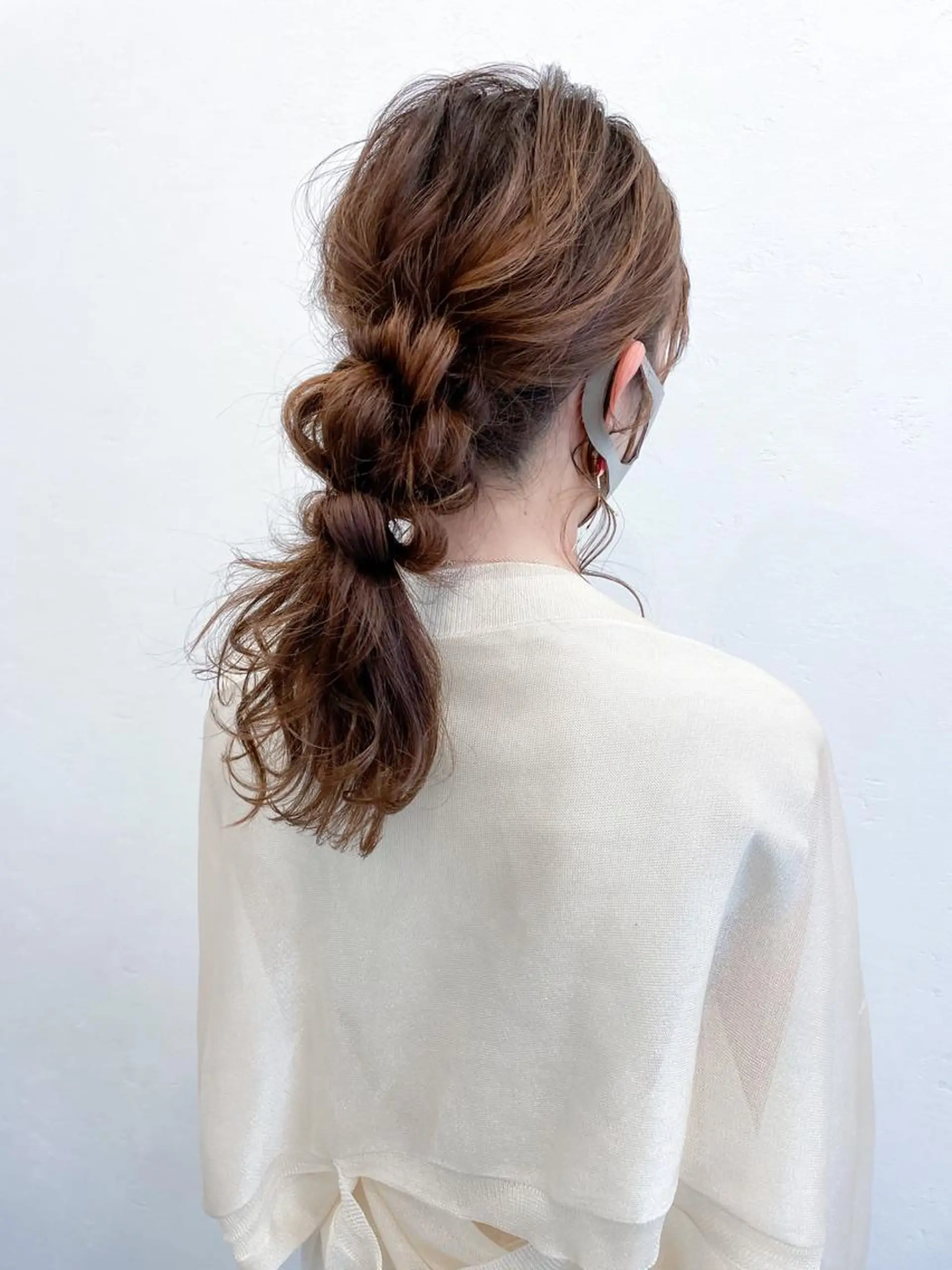 カラー ヘアアレンジ Luxbe hakataのヘアスタイル