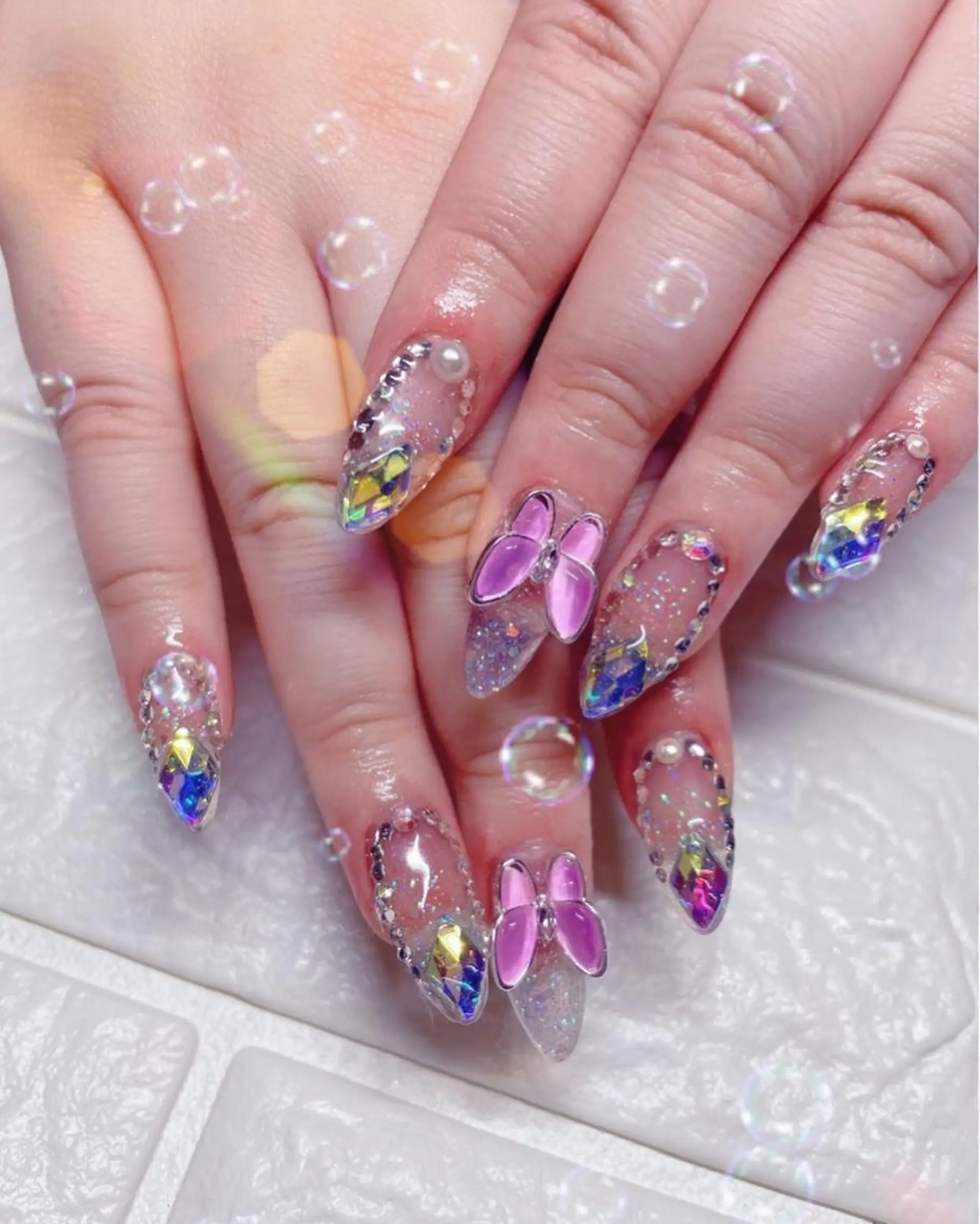 ネイル スカルプネイル ハンドネイル Nail &Beauty Salon ☆Kirari☆所属・ビューティサロン ☆Kirari☆のネイルデザイン