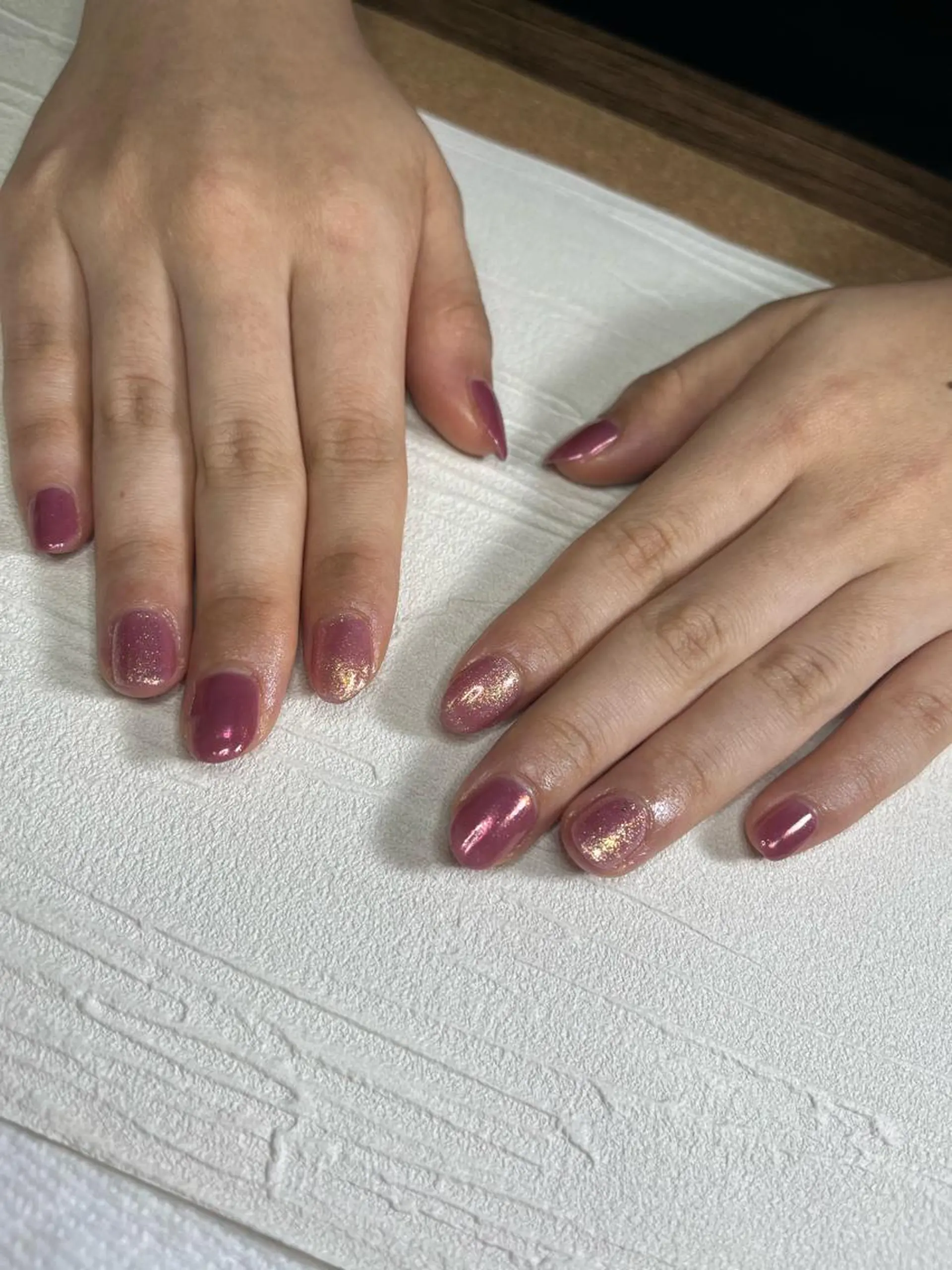 ネイル マグネットネイル ハンドネイル ハンドケア aki_orenge nailのネイルデザイン