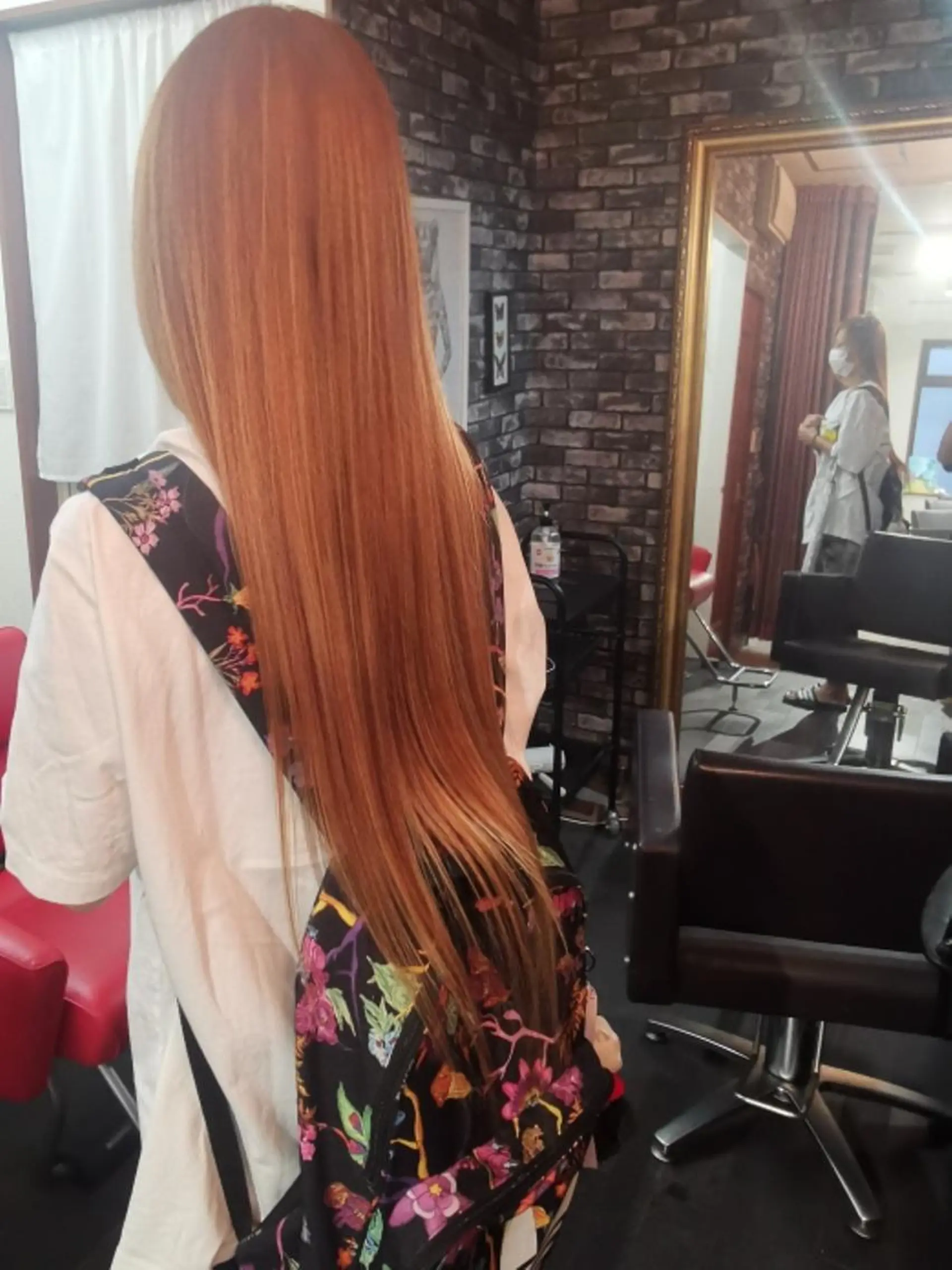 ロング カラー 髪質改善 東心斎橋peace 豆柴サロンのヘアスタイル