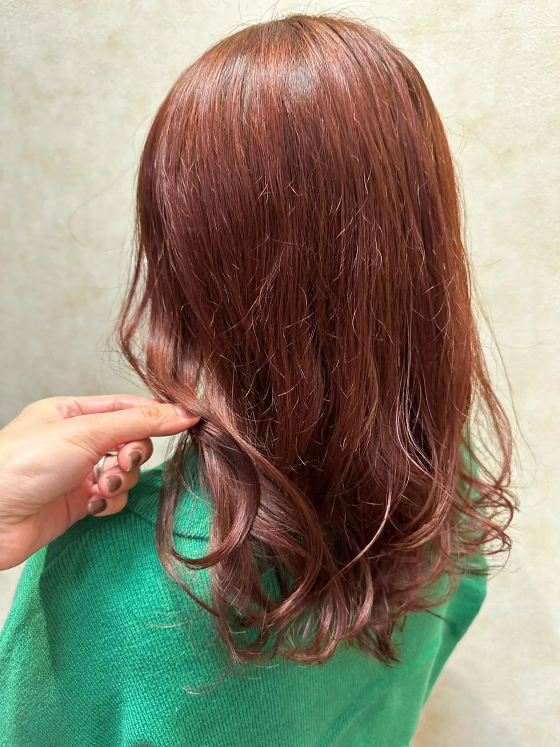 カラー ラベンダーカラー ピンクカラー ピンクラベンダー アメイジングヘアー 千歳店　福嶋のヘアスタイル