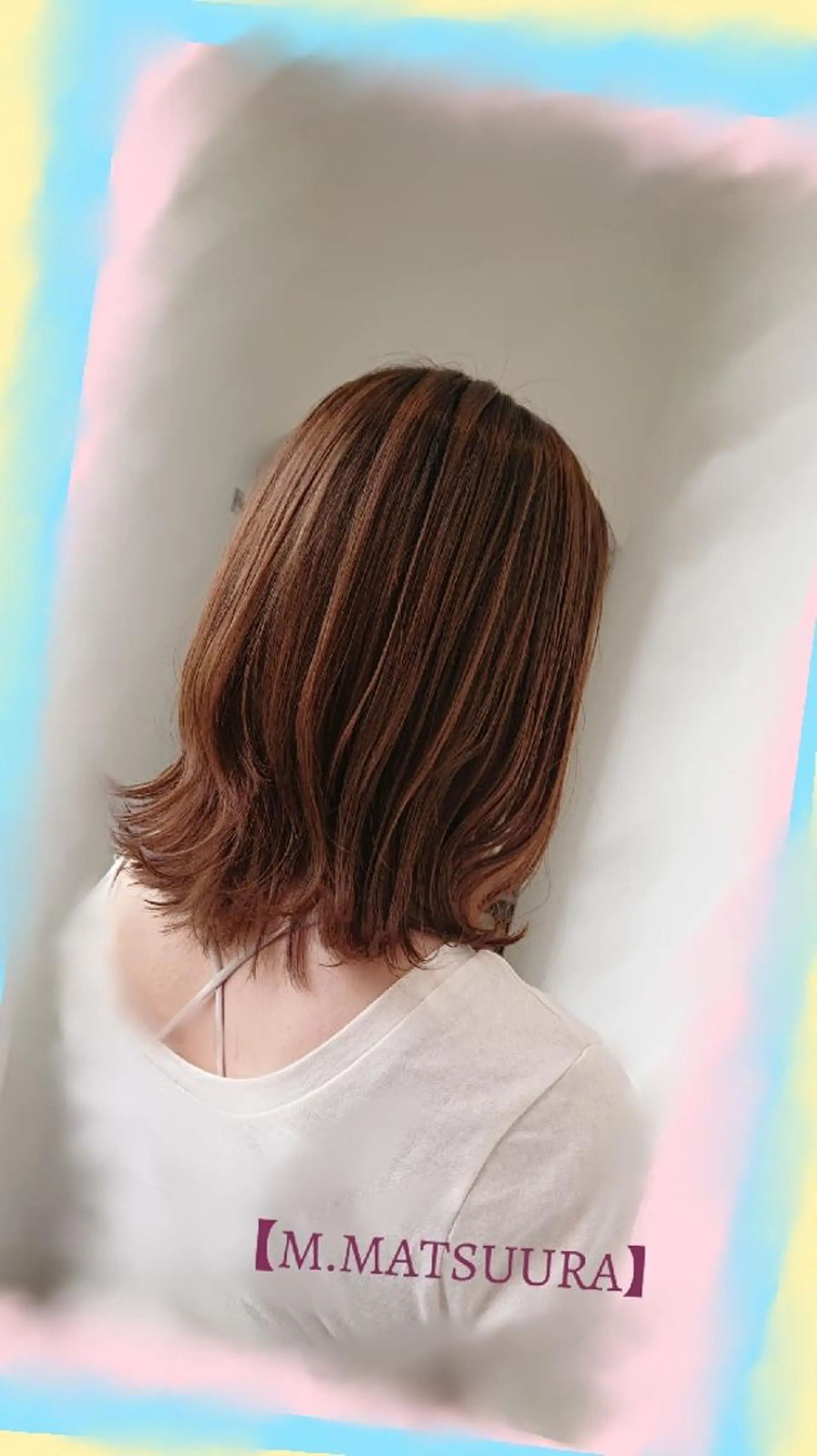 ミディアム 外ハネヘア 松浦 美和【miwa】のヘアスタイル