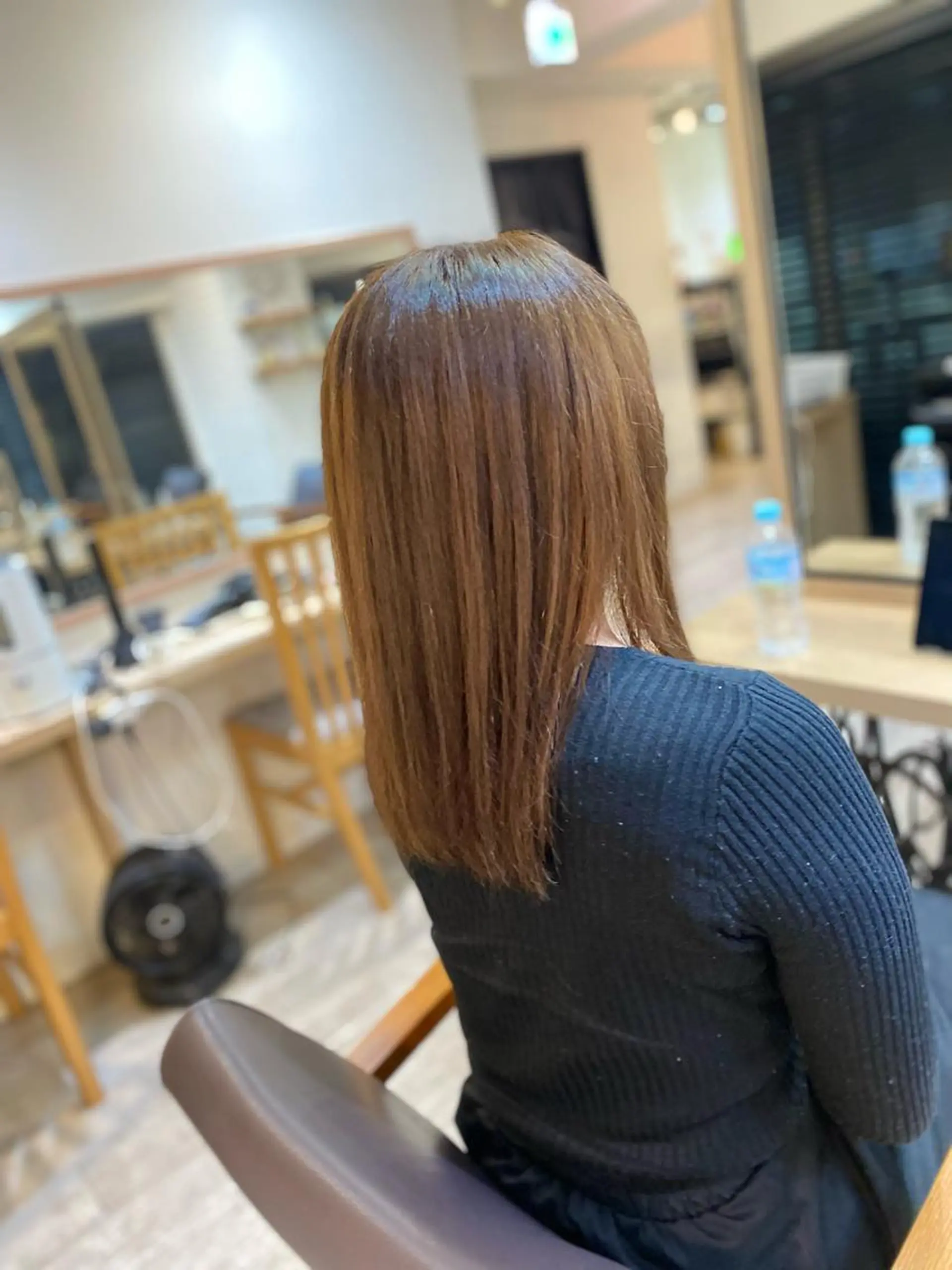 セミロング カラー ヨシダ フミノリのヘアスタイル
