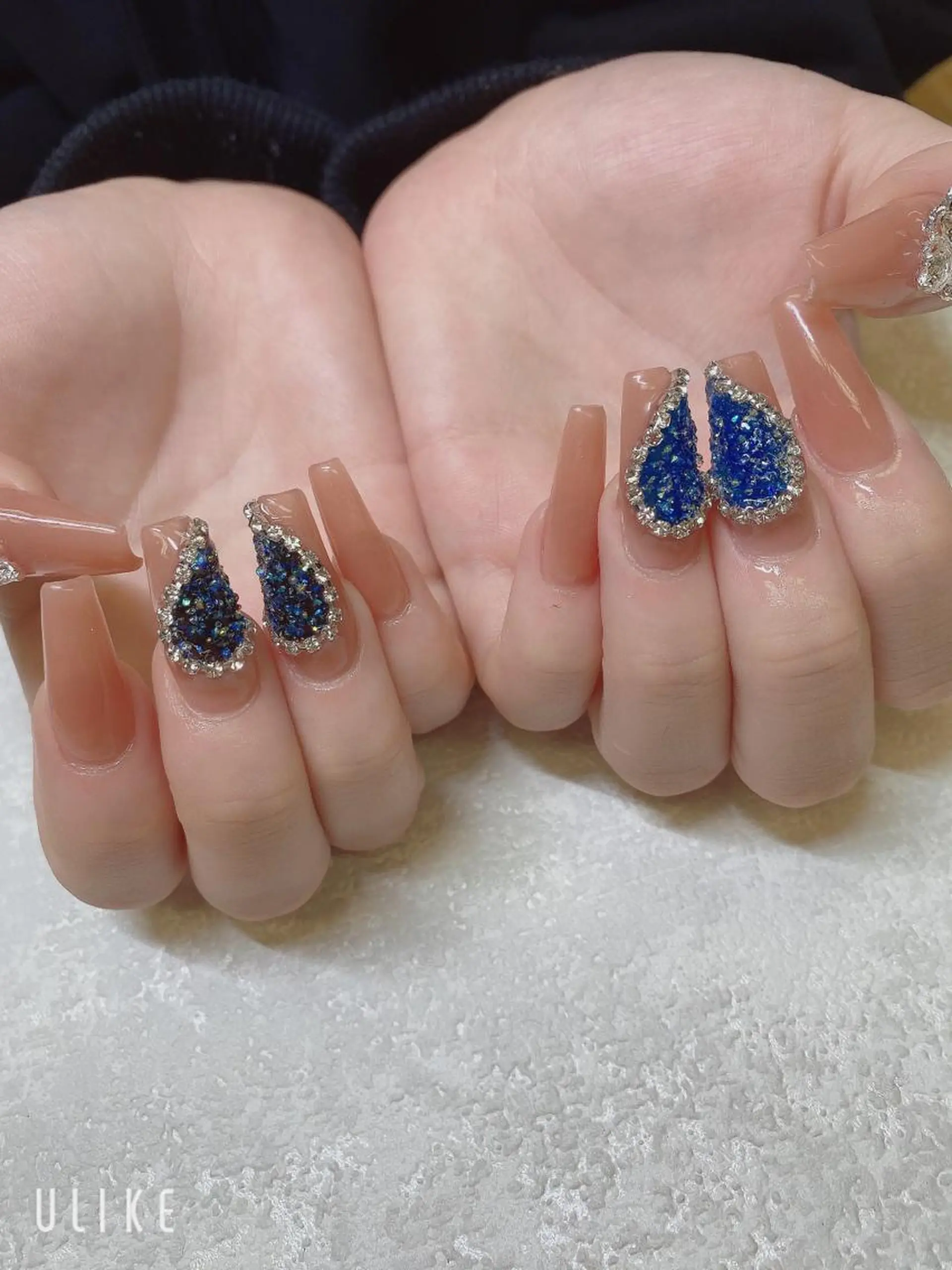 セミロング ハンドネイル JNA認定講師🌸 RIEのネイルデザイン