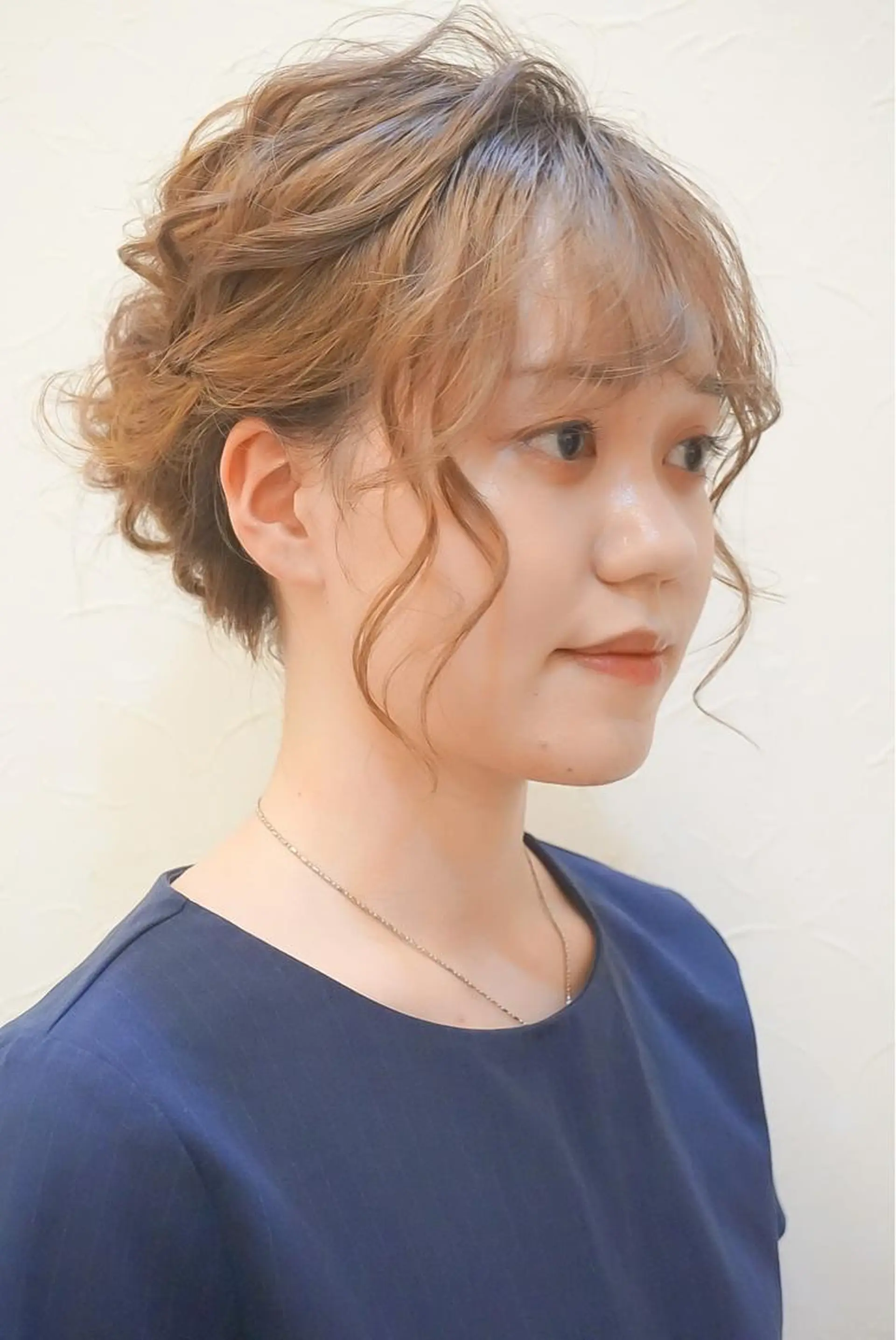 セミロング ヘアアレンジ 飯塚 沙衣のヘアスタイル