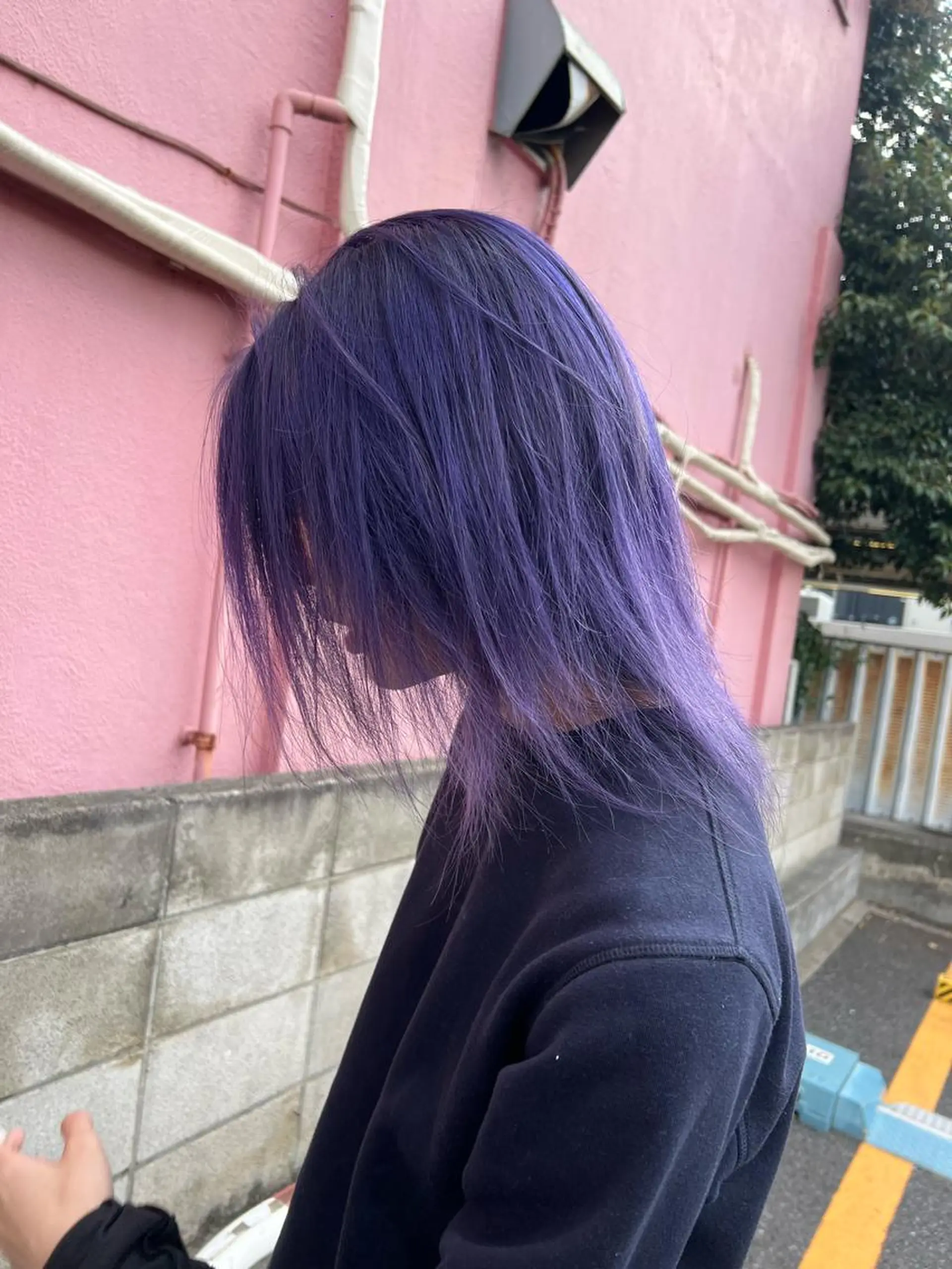 セミロング カラー StellA所属・MIZUKI/町田/ ハイトーンカラーのヘアスタイル