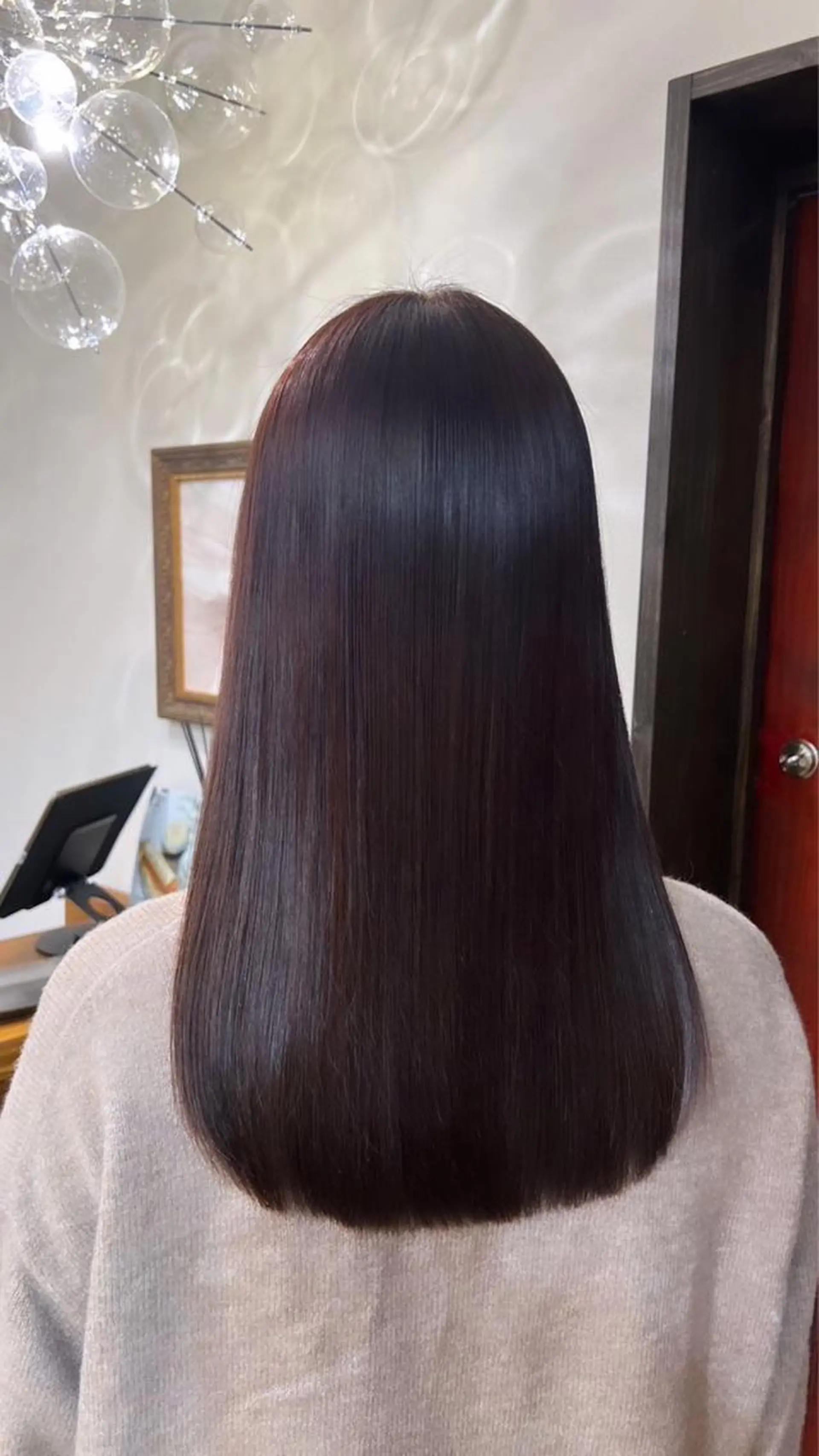 セミロング カラー トリートメント カット ヘアカラー トリートメント Reve所属・那須野 美月のヘアスタイル