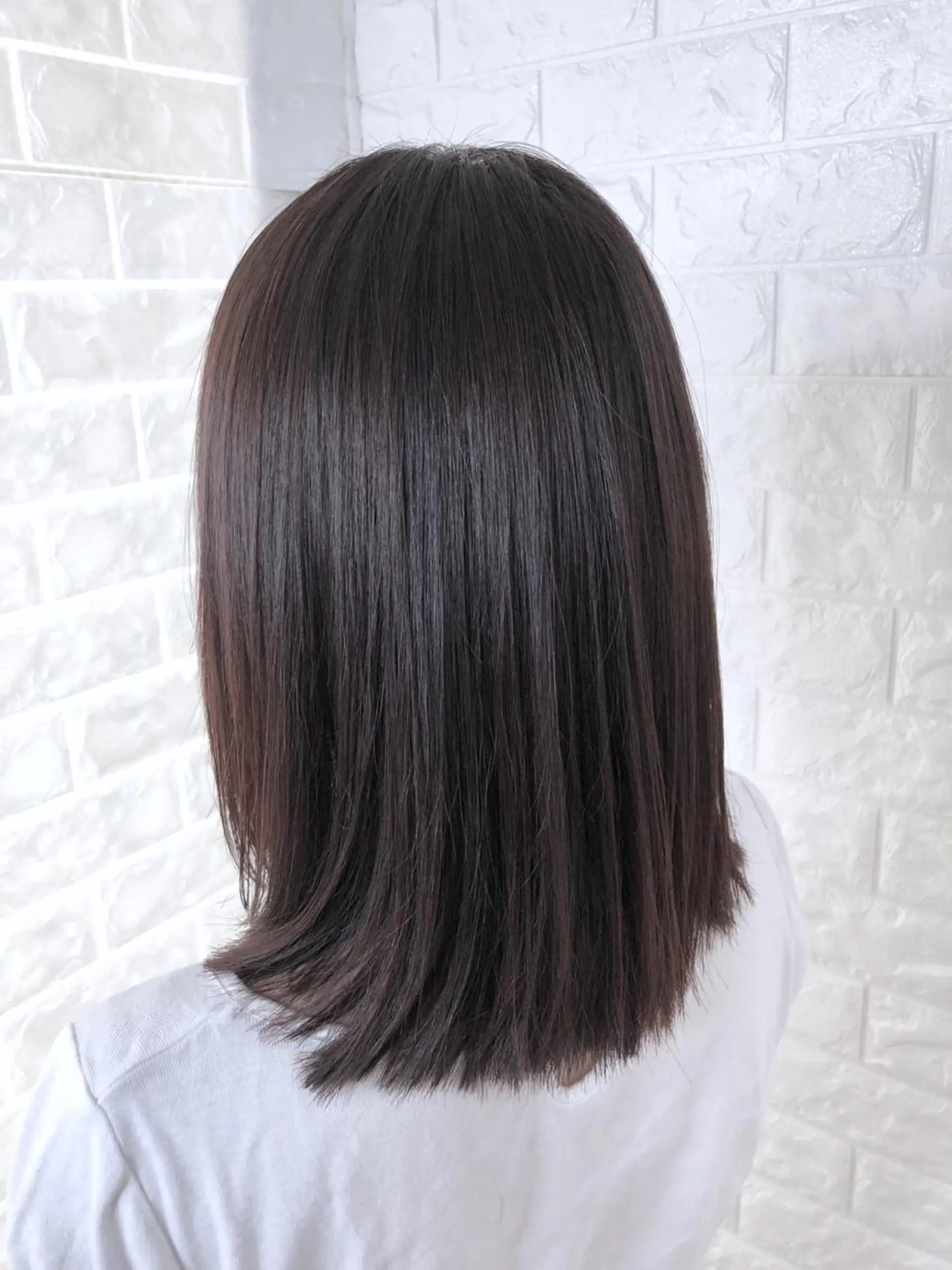 ミディアム 縮毛矯正/髪質改善 主税巧一のヘアスタイル