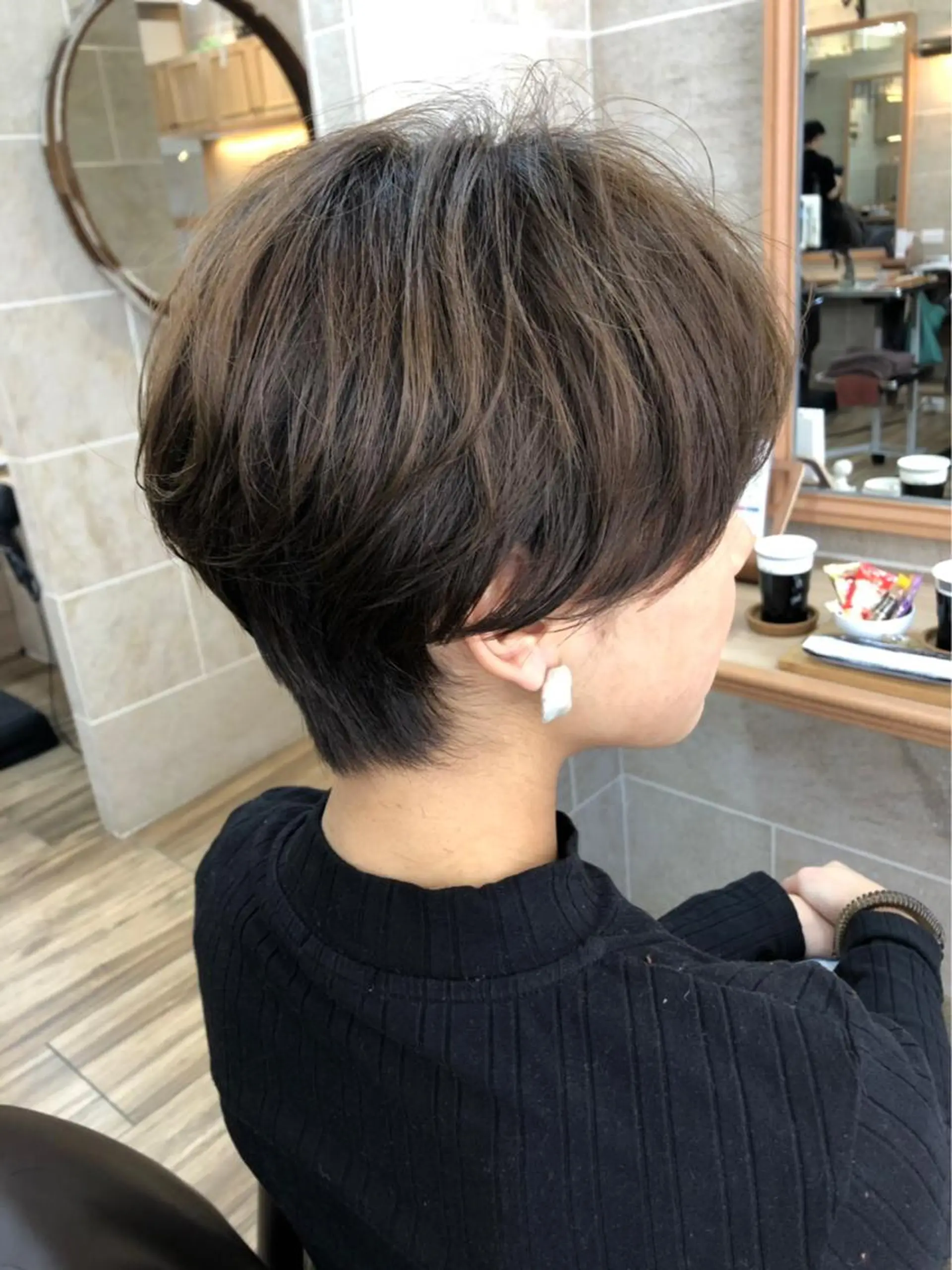 ショート カラー ショートヘア 平尾 拓也のヘアスタイル