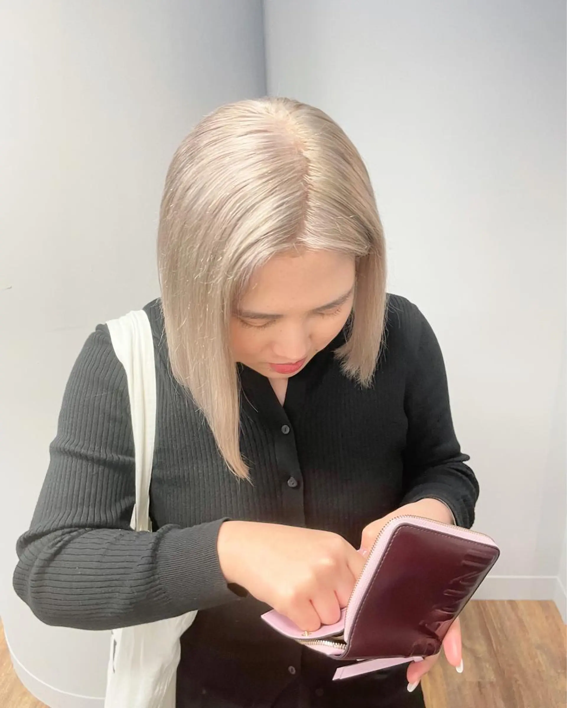 ミディアム ヘアカラー KEN TAのヘアスタイル