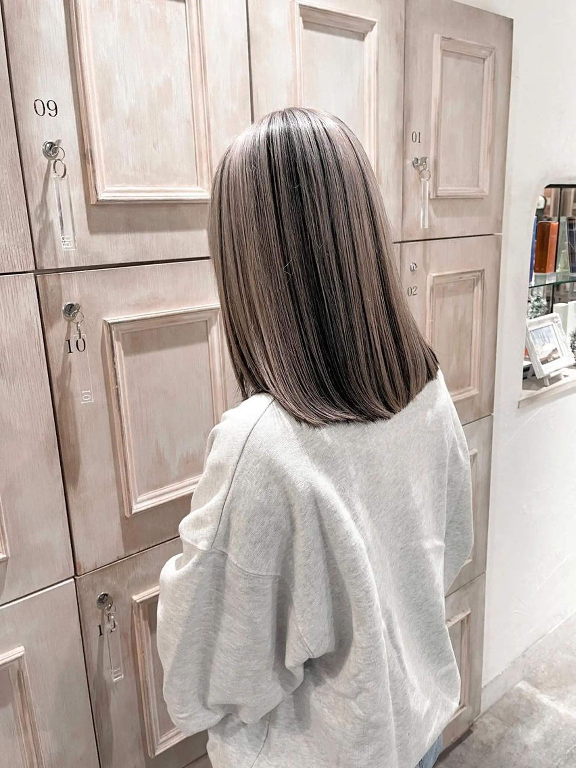 セミロング カラー RINO 🌙トレンドスタイルのヘアスタイル