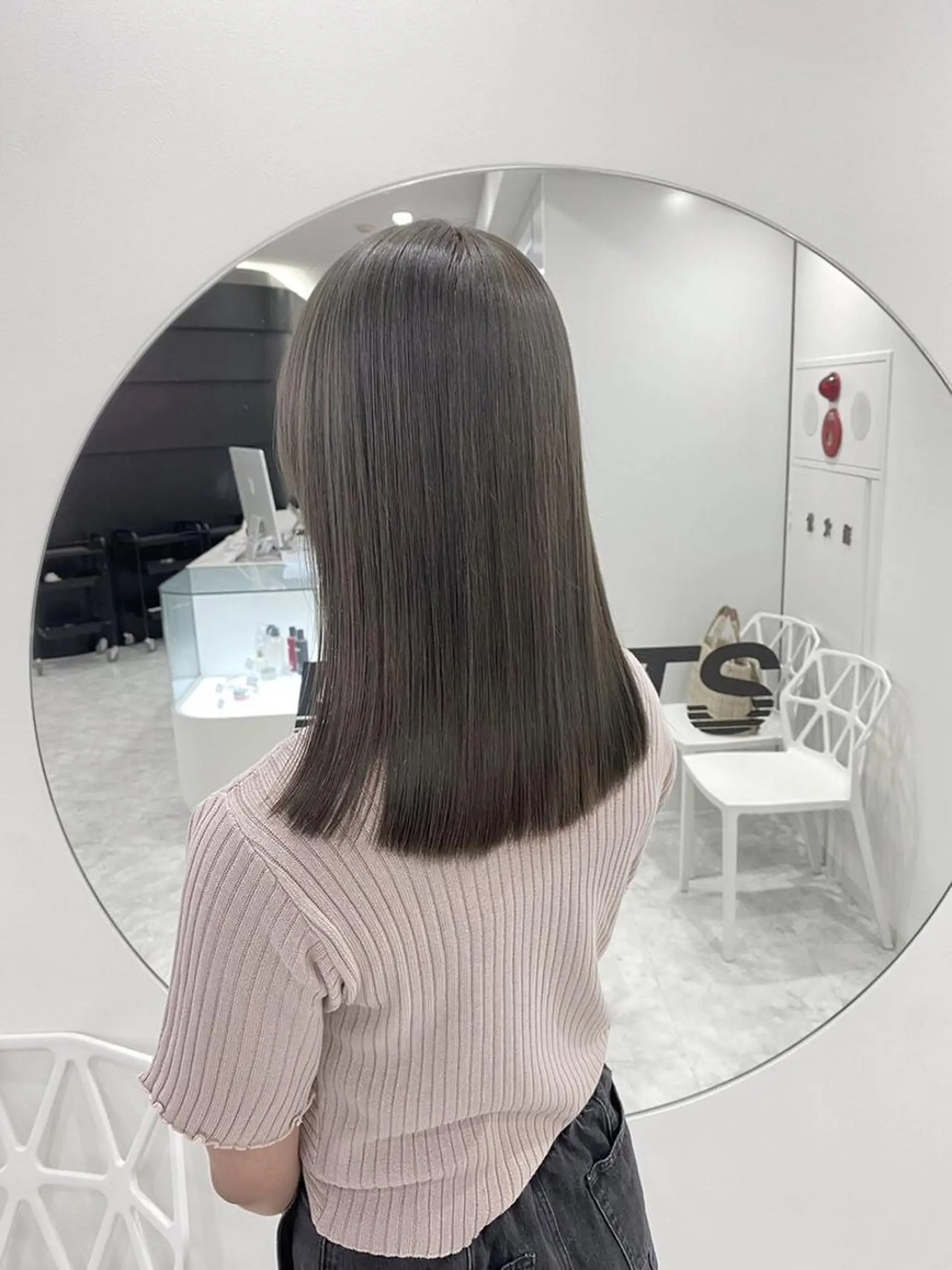 カラー 大人っぽ韓国ヘア🤍 yuma🐈‍⬛のヘアスタイル