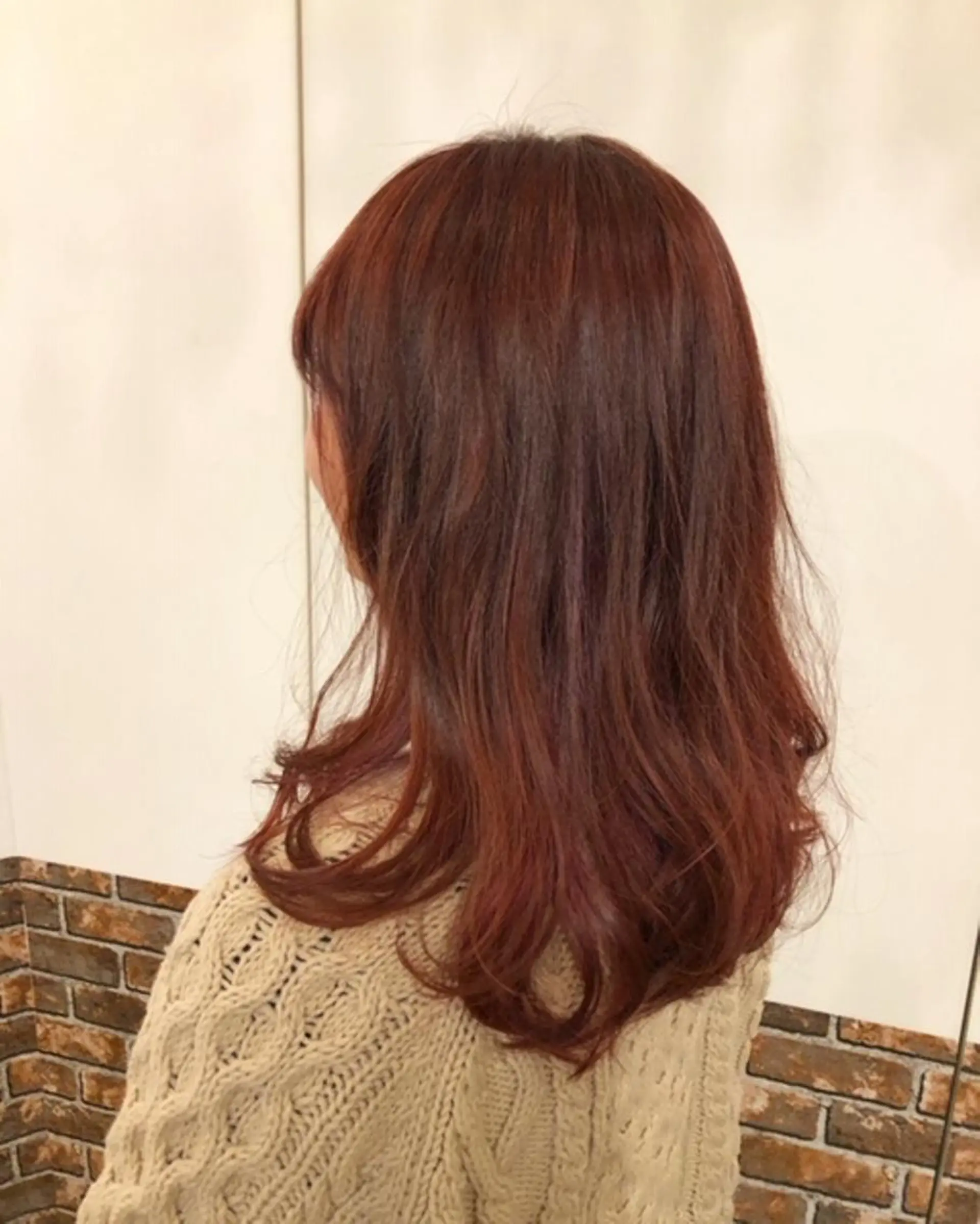 セミロング カラー 黒髪 ブリーチ ケアブリーチ 透明感カラー ピンクカラー 🟦西荻窪メンズ特化 美容師🟦Yu-Jiのヘアスタイル