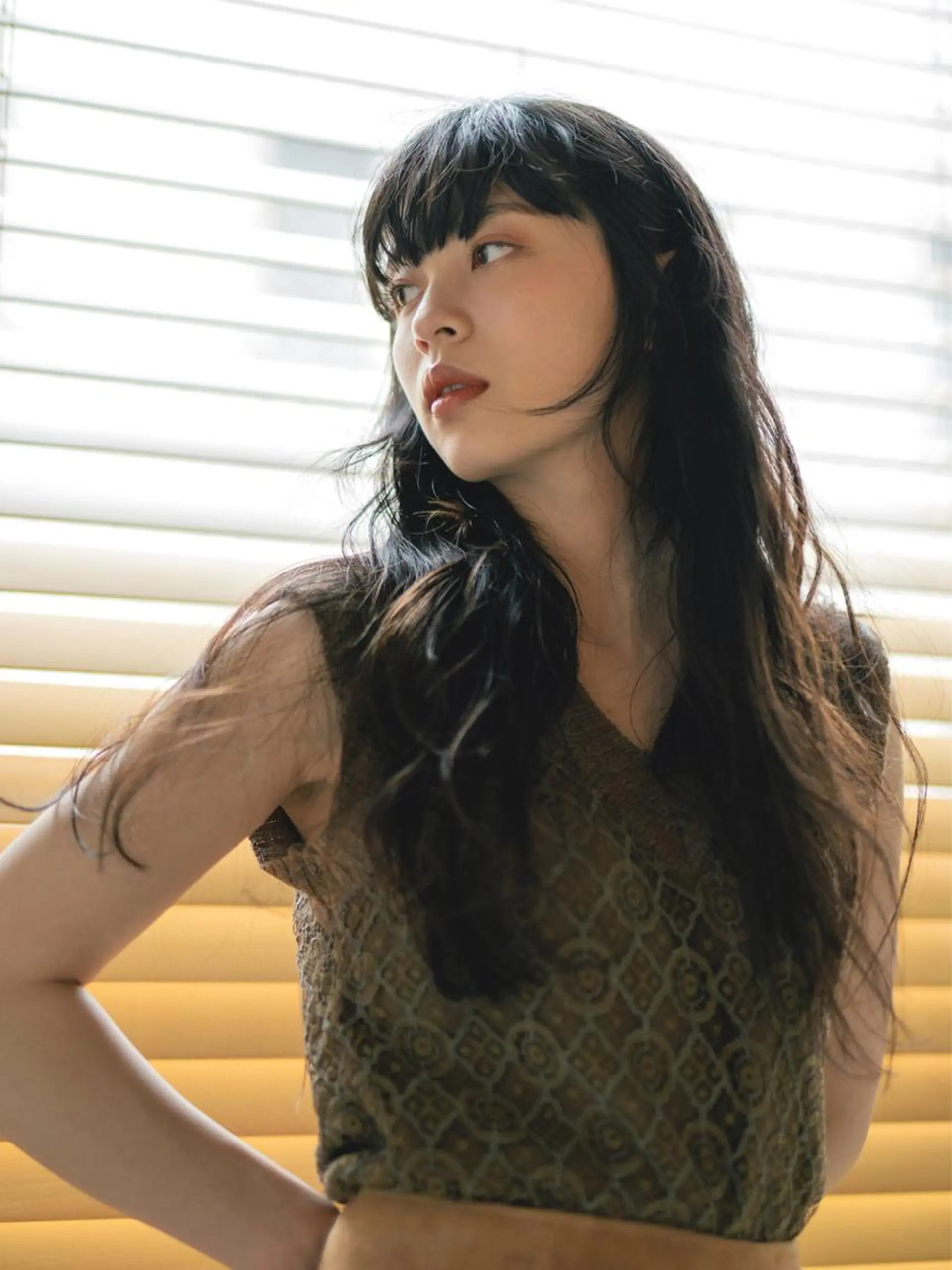 ロング パーマ 🎀ハイトーン/レイ ヤー/Reina🎀のヘアスタイル