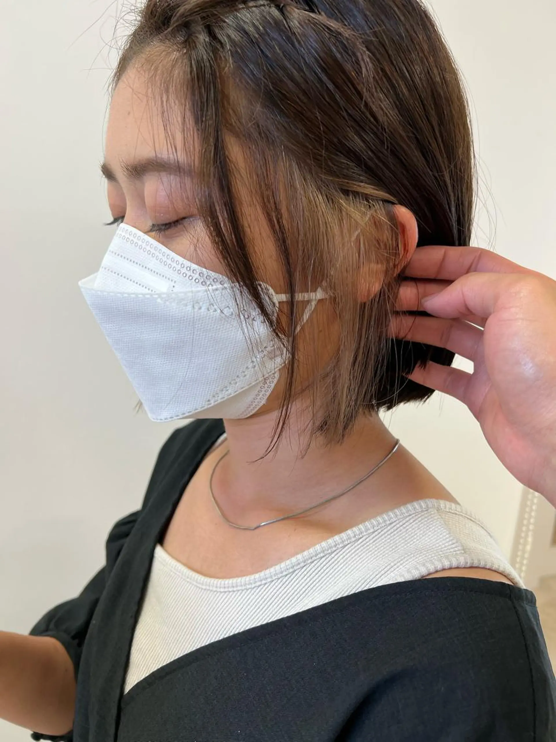 ショート カラー カット ヘアカラー トリートメント ヘアセット ハイトーン/ウルフ /レイヤー/坂野幸伸のヘアスタイル