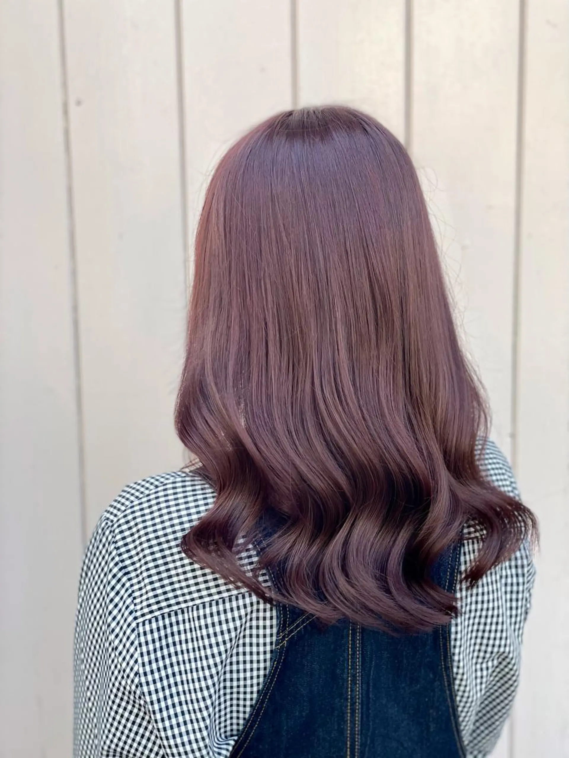 セミロング ピンクブラウン ヘアカラー トリートメント 🍎佐藤 成美🍎のヘアスタイル
