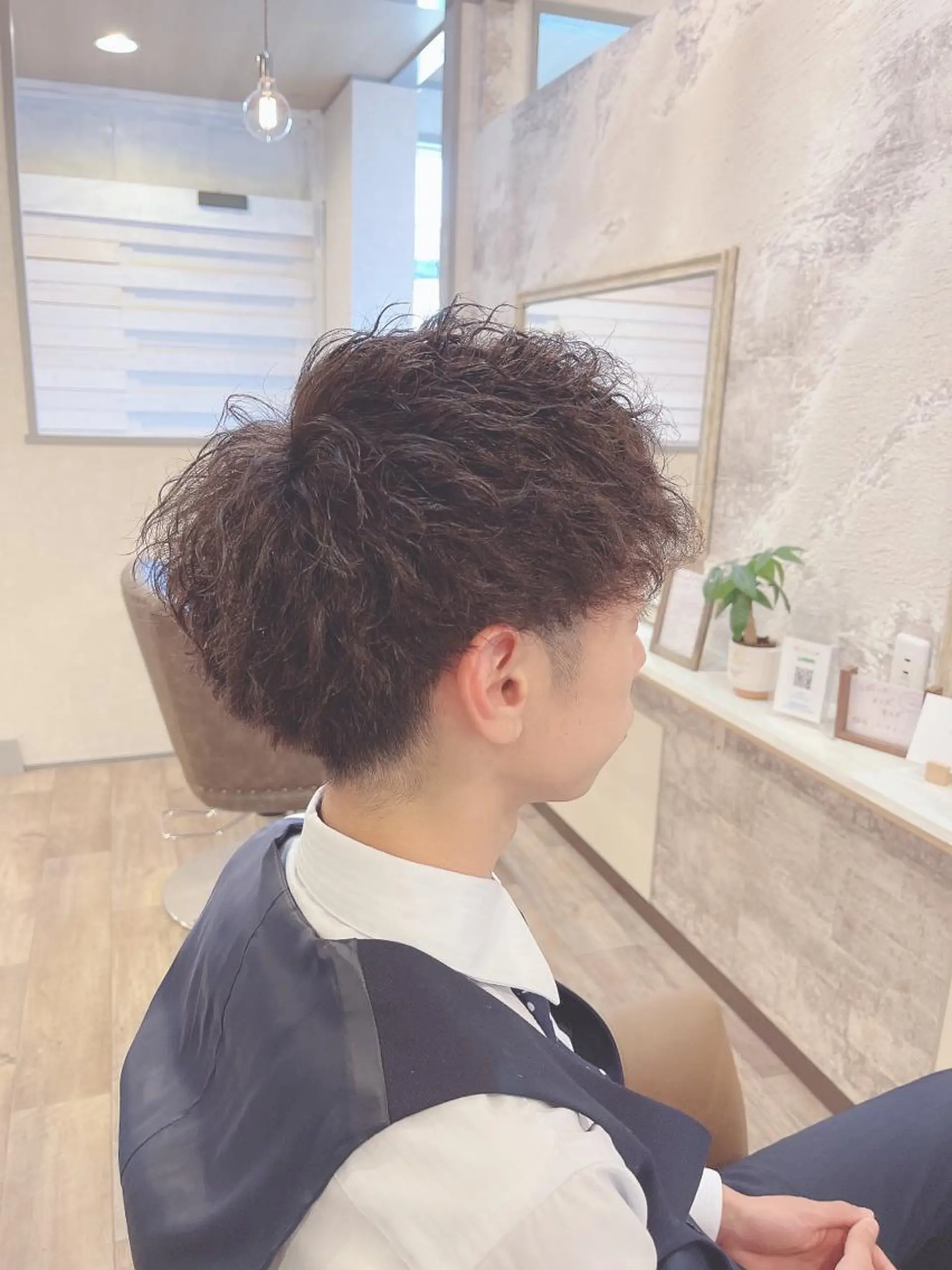 ショート メンズ カット パーマ DECIDE L.A.W所属・【DECIDE L.A.W】氏原　将のヘアスタイル