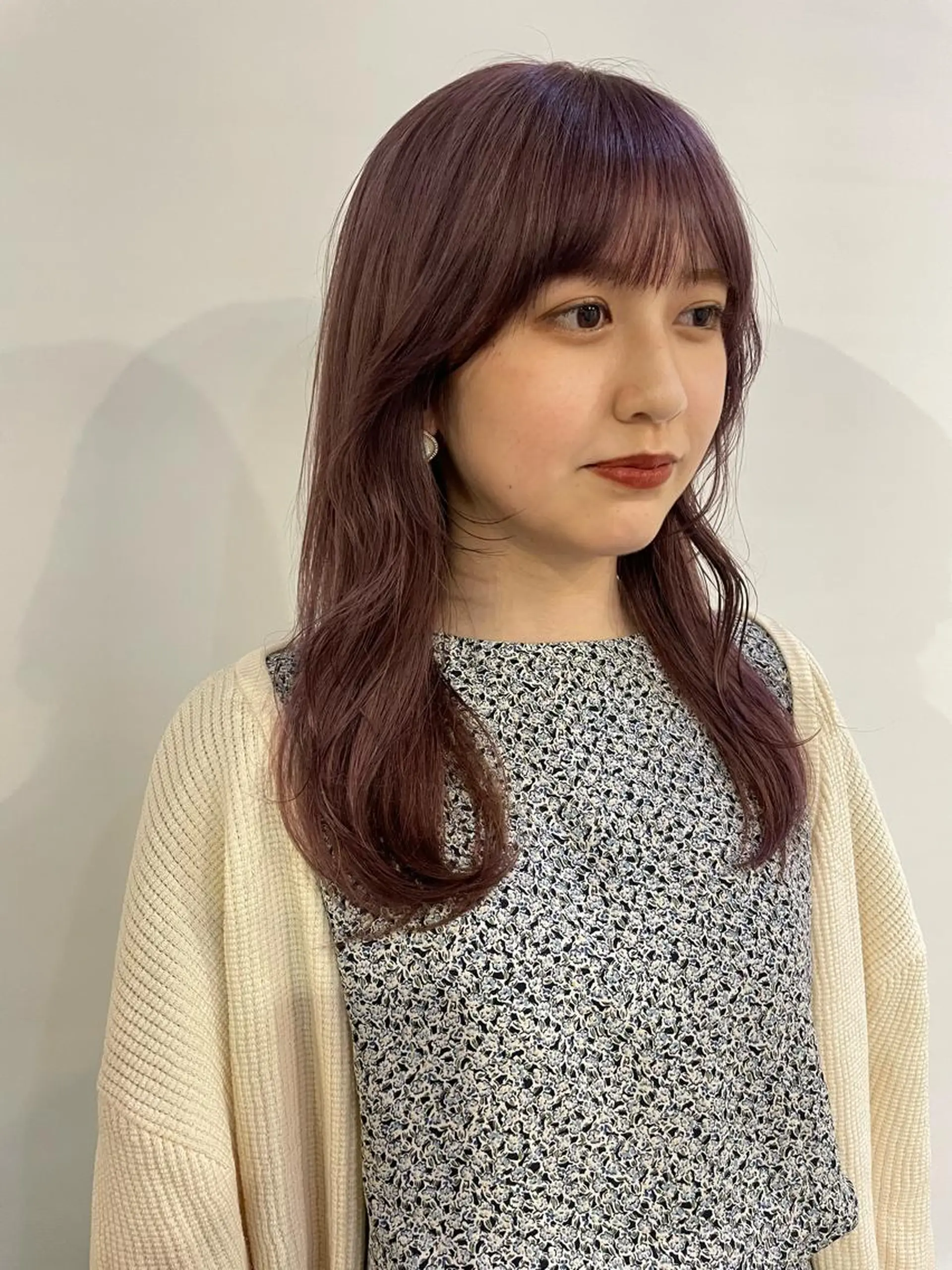 ロング カラー silo所属・silo MOKA 顔周りカット🦦のヘアスタイル