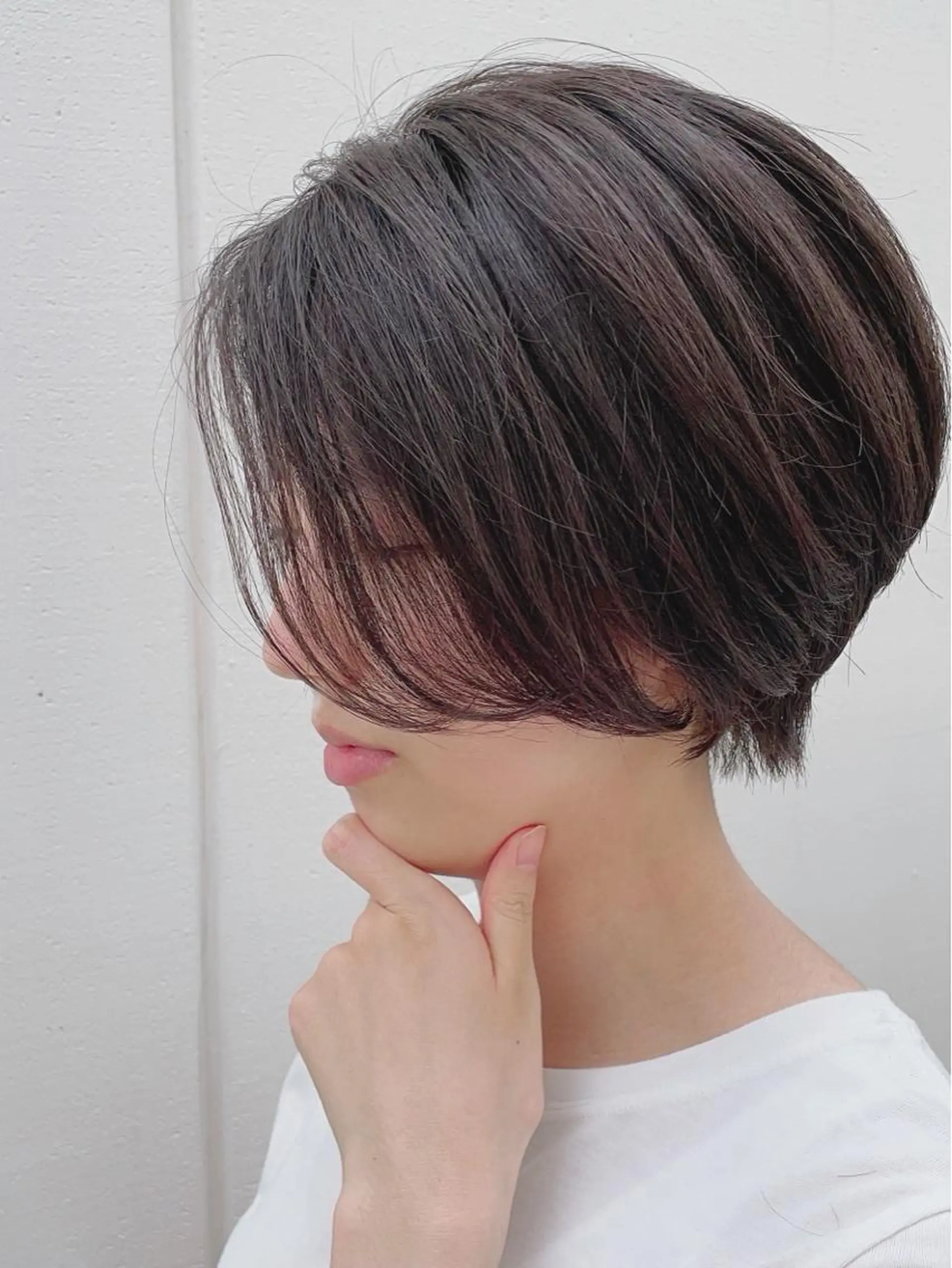 ショート パーソナルカラー 藤本夢のヘアスタイル