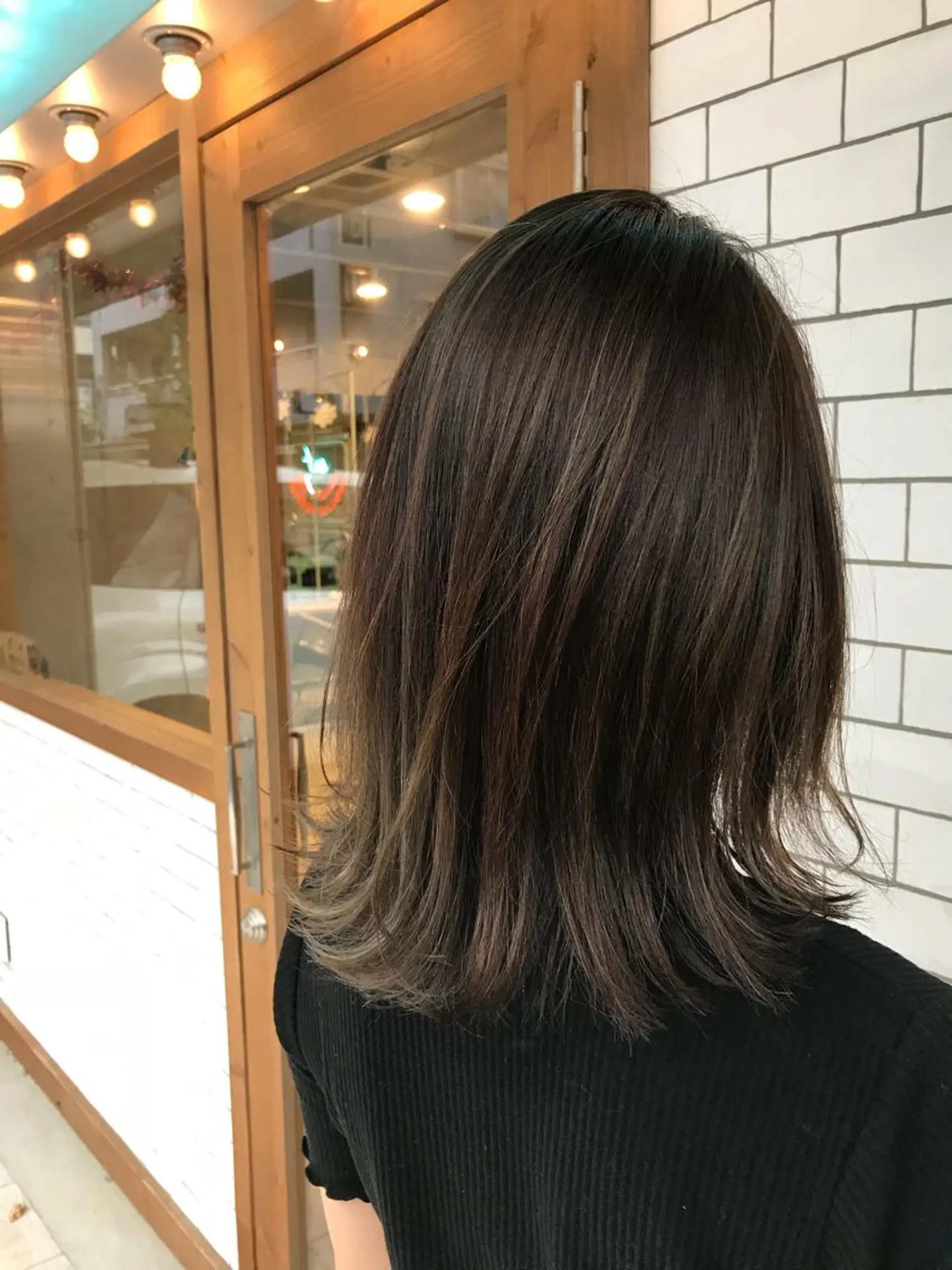 ミディアム カラー ハイライトカラー ハイライト 竹嶌 健吾のヘアスタイル