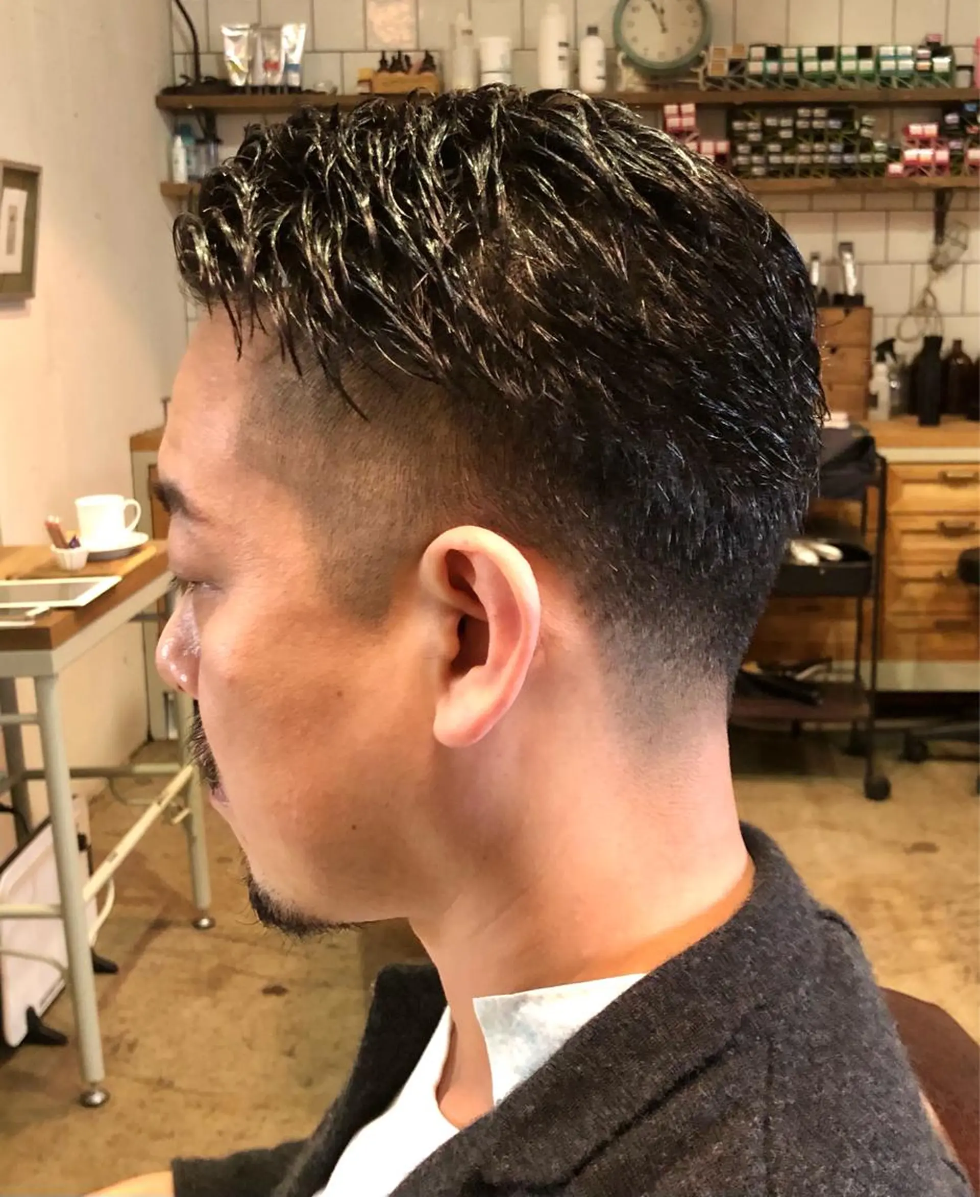 メンズ 刈り上げ オオシロ ユウマのヘアスタイル