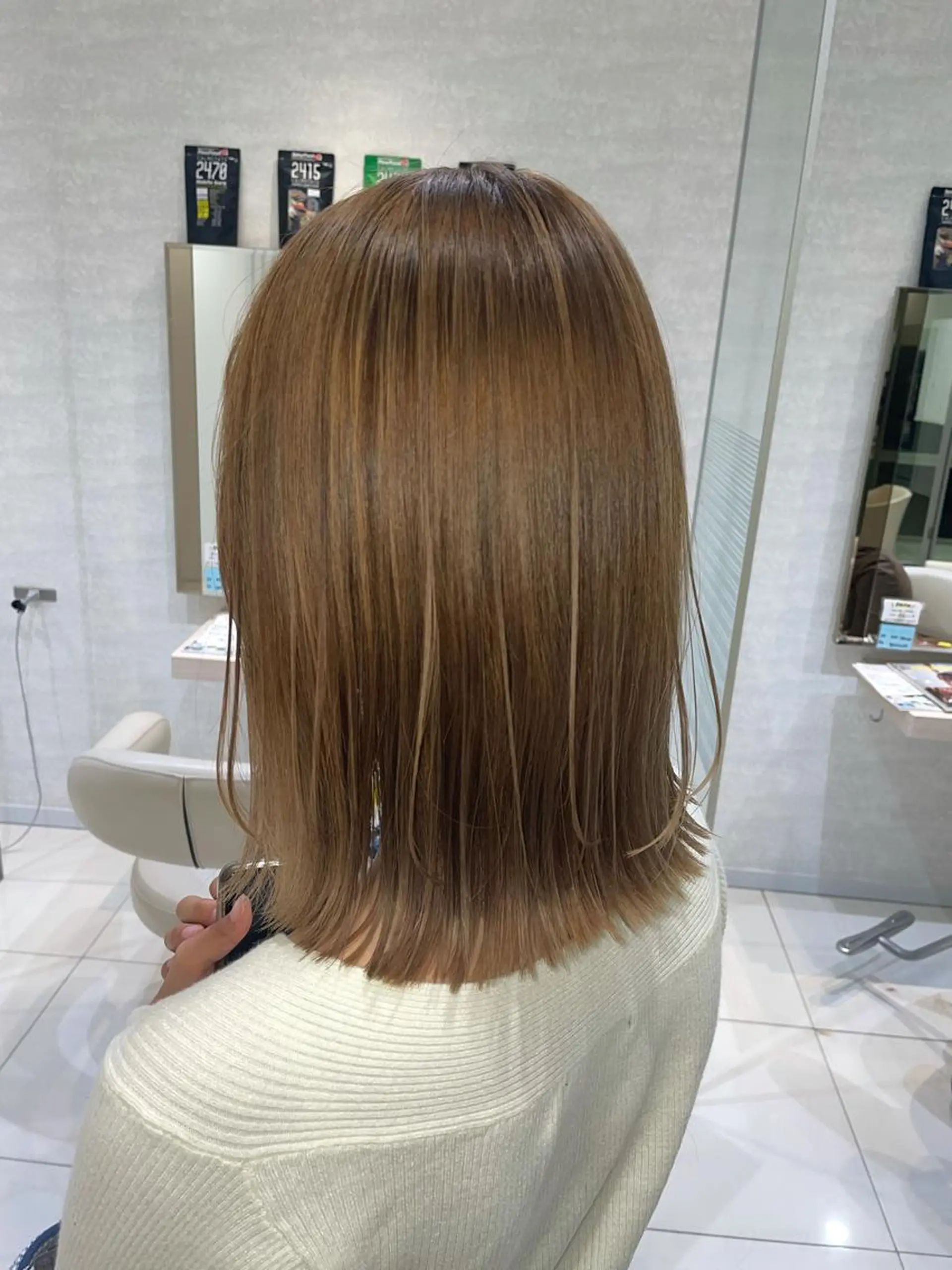 ショート カラー カット ヘアカラー トリートメント ご新規様限定クーポン あります　桂口　烈闘のヘアスタイル