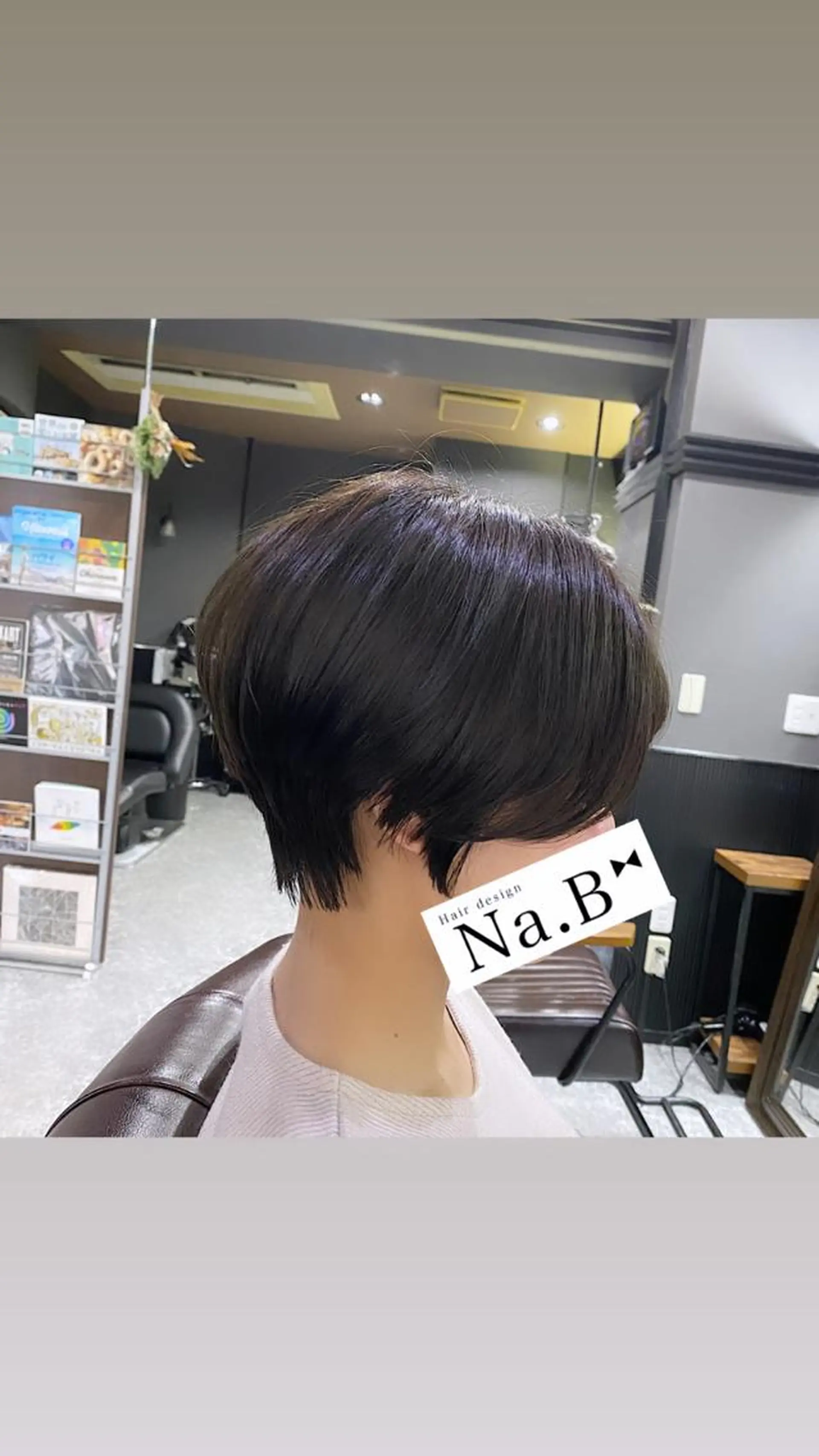 ショート Hair design Na.B所属・ジユン 지윤のヘアスタイル